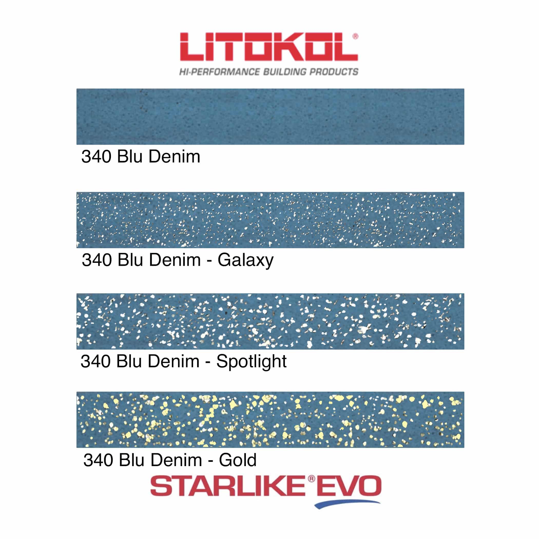 Starlike EVO Epoxy Grout 340 Blu Denim - Product Range Image