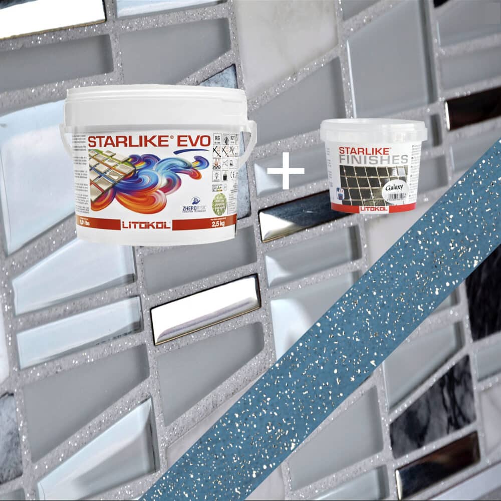 Starlike EVO Epoxy Grout 340 Blu Denim Galaxy - 2.5kg Variation Image