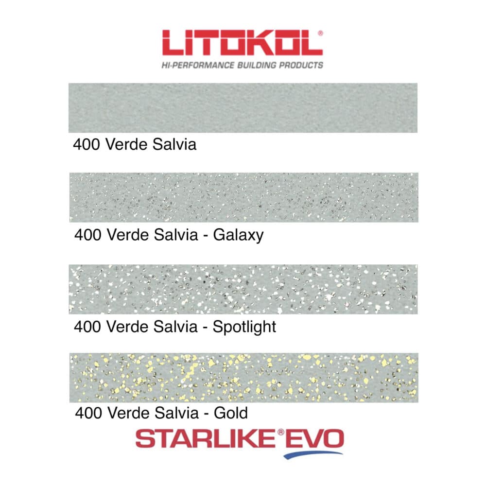 Starlike EVO Epoxy Grout 400 Verde Salvia - Product Range Image
