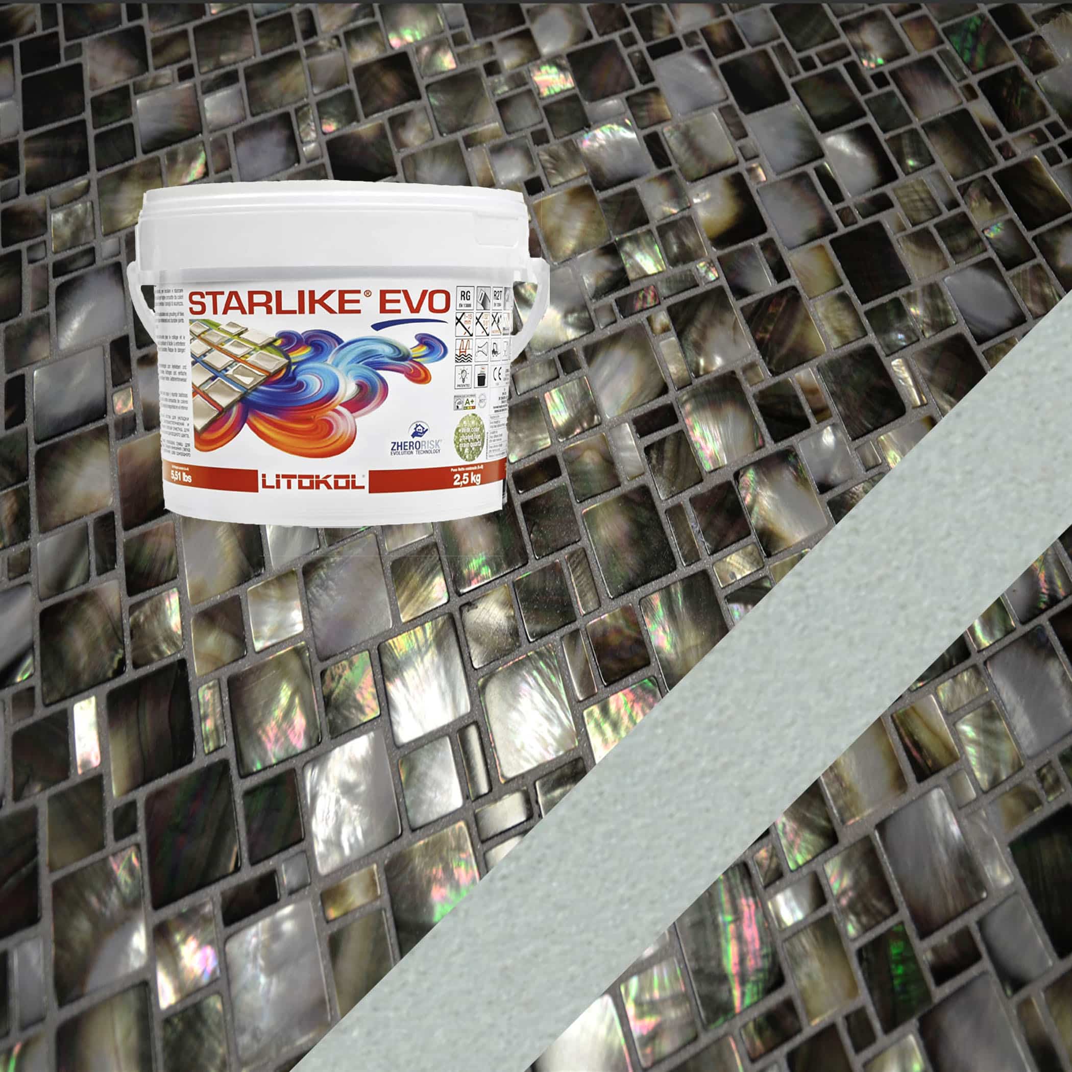 Starlike EVO Epoxy Grout 400 Verde Salvia - 2.5kg Variation Image
