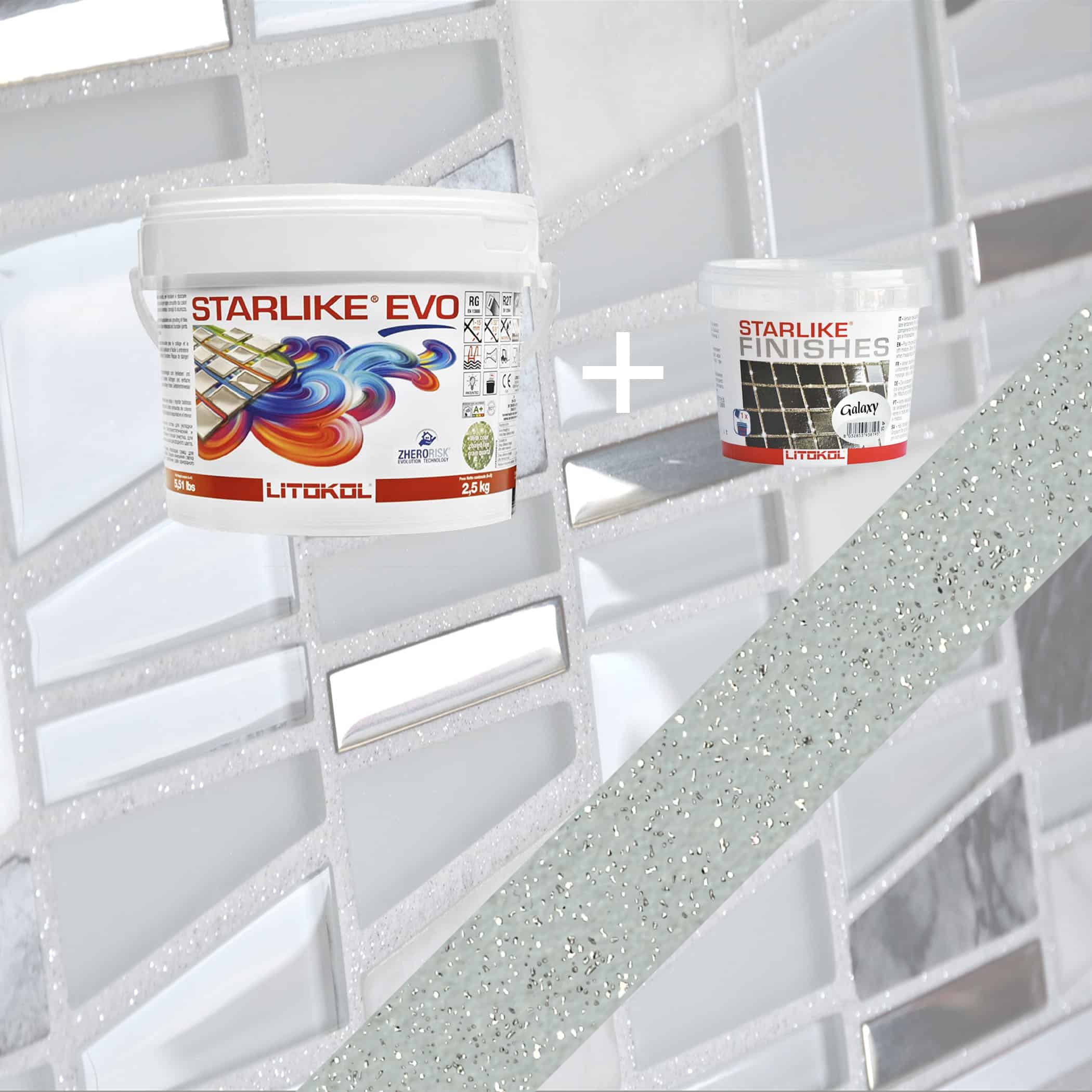 Starlike EVO Epoxy Grout 400 Verde Salvia Galaxy - 2.5kg Variation Image