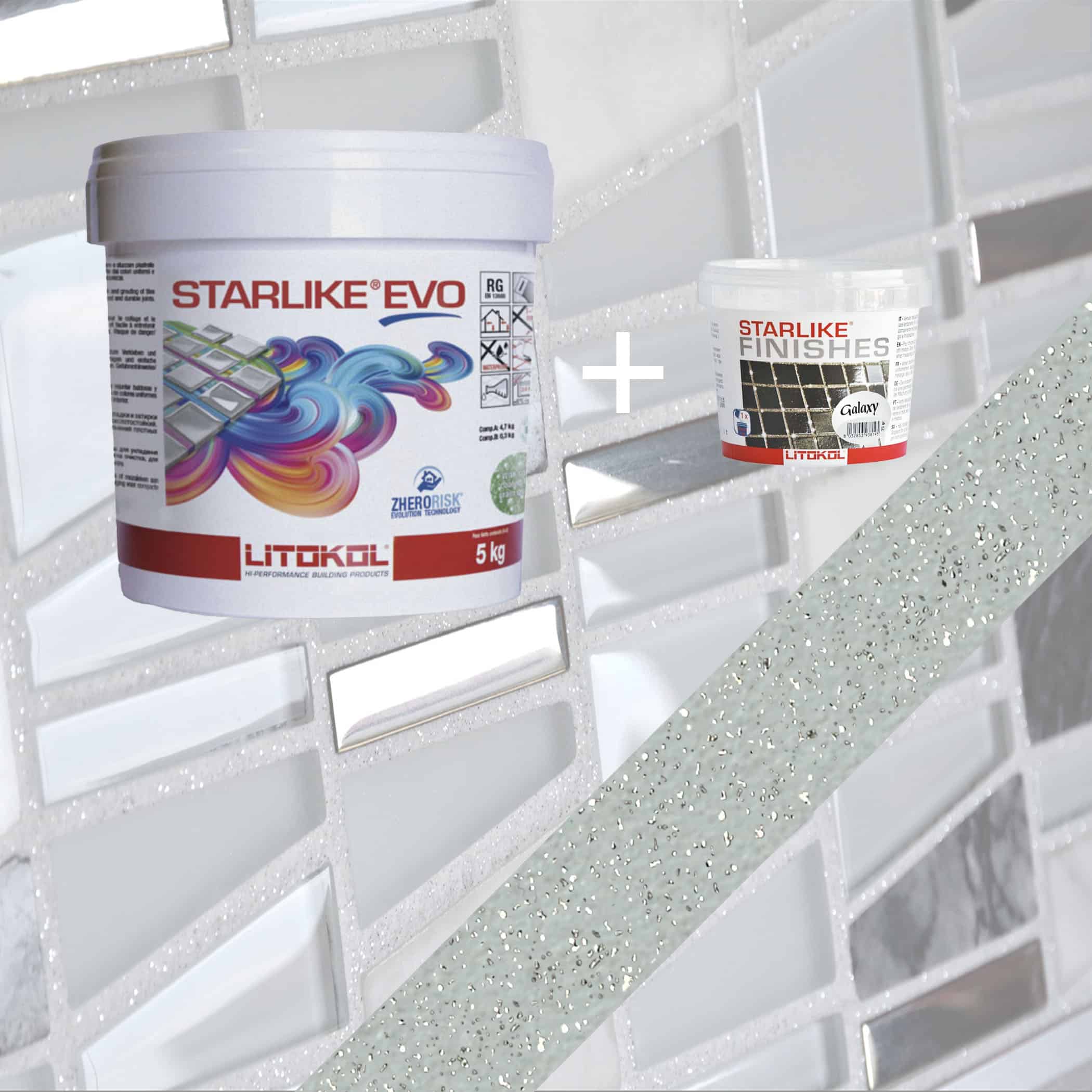 Starlike EVO Epoxy Grout 400 Verde Salvia Galaxy - 5kg Variation Image