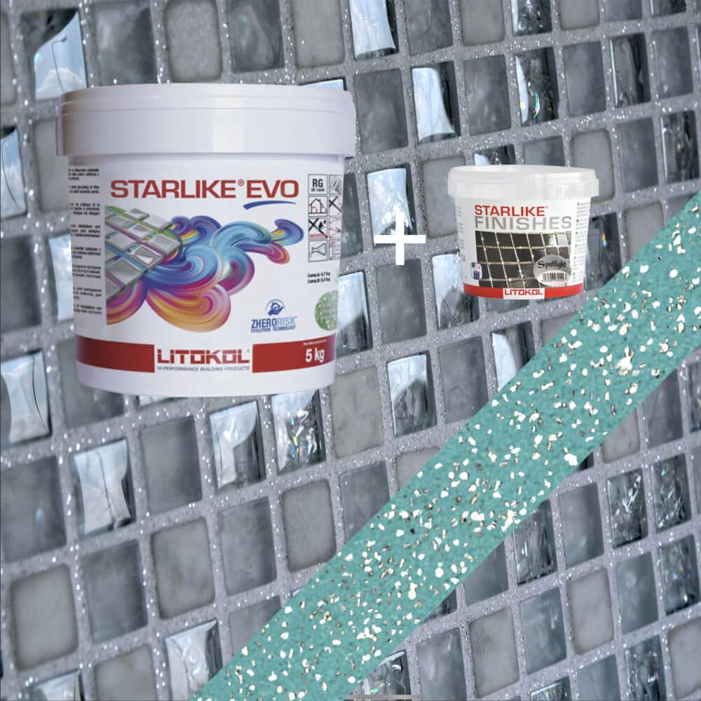 Starlike EVO Epoxy Grout 410 Verde Smeraldo Spotlight - 5kg Variation Image