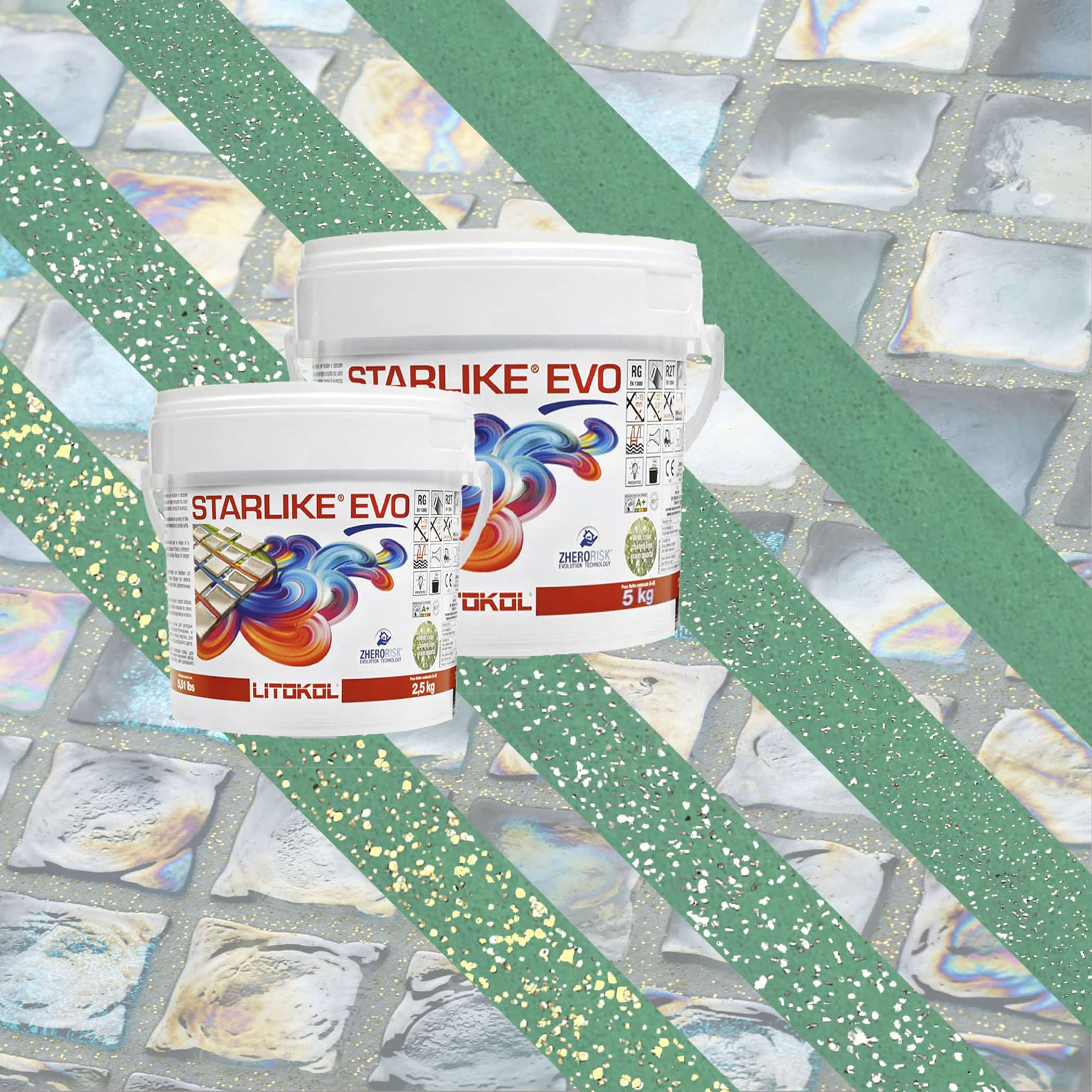Starlike EVO Epoxy Grout 420 Verde Prato - Product Image