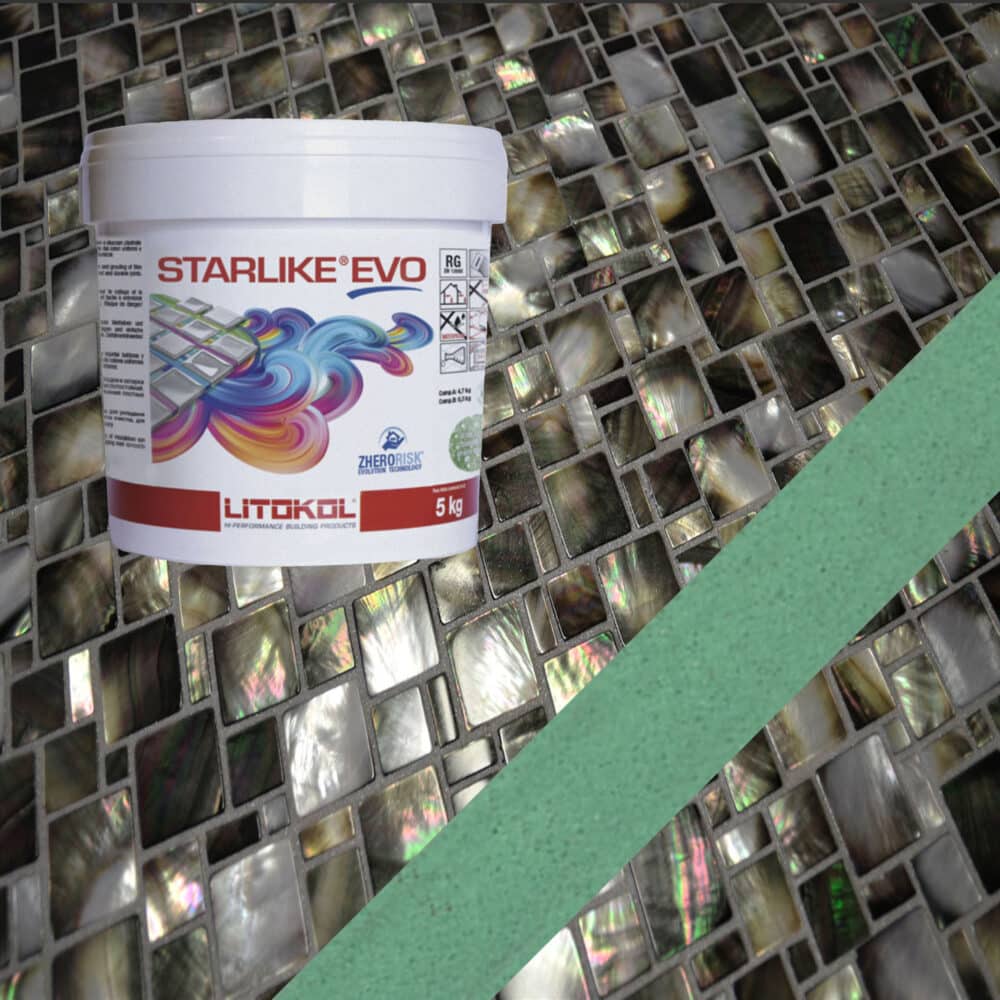 Starlike EVO Epoxy Grout 420 Verde Prato - 5kg Variation Image