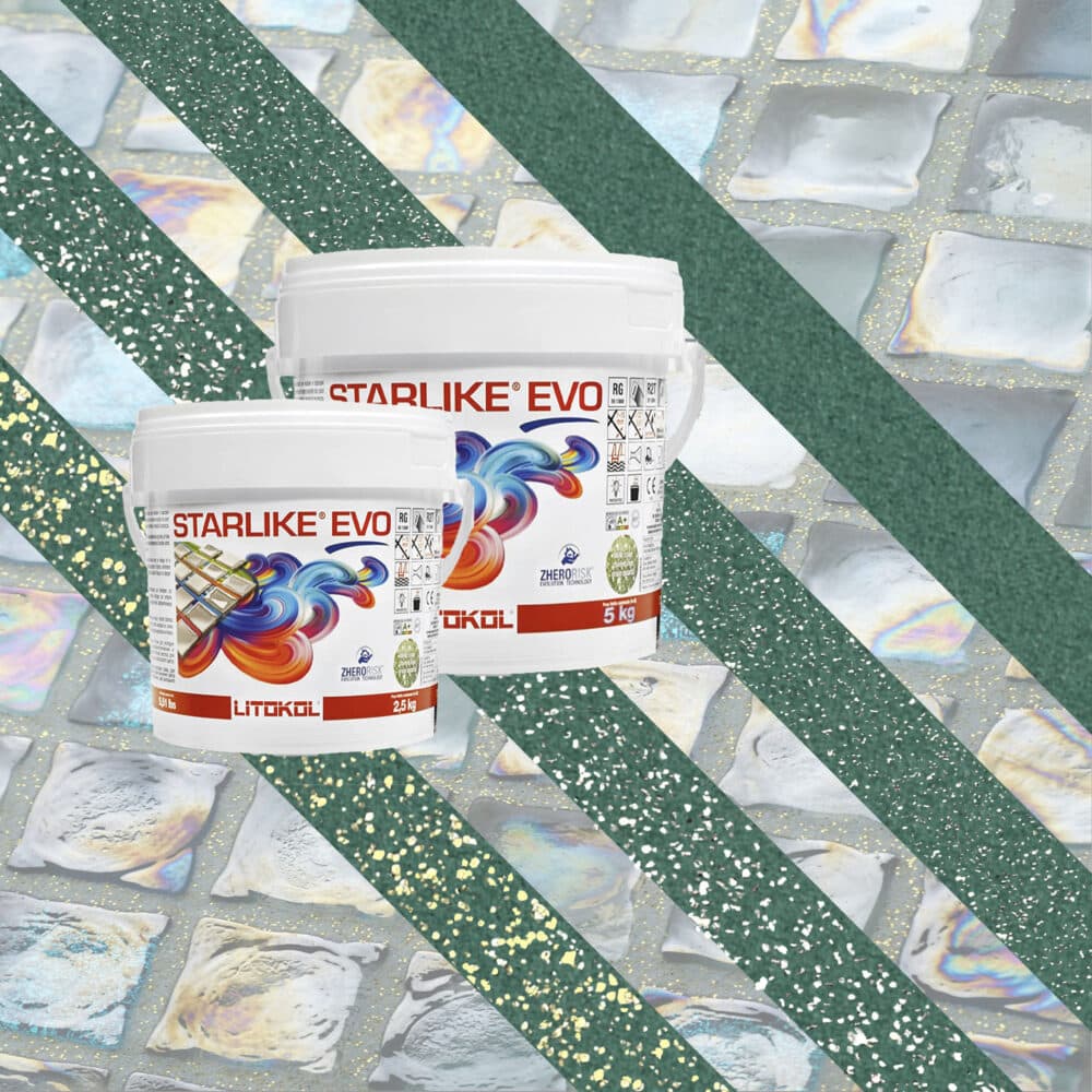 Litokol Starlike EVO Epoxy Grout 430 Verde Pino - Product Image