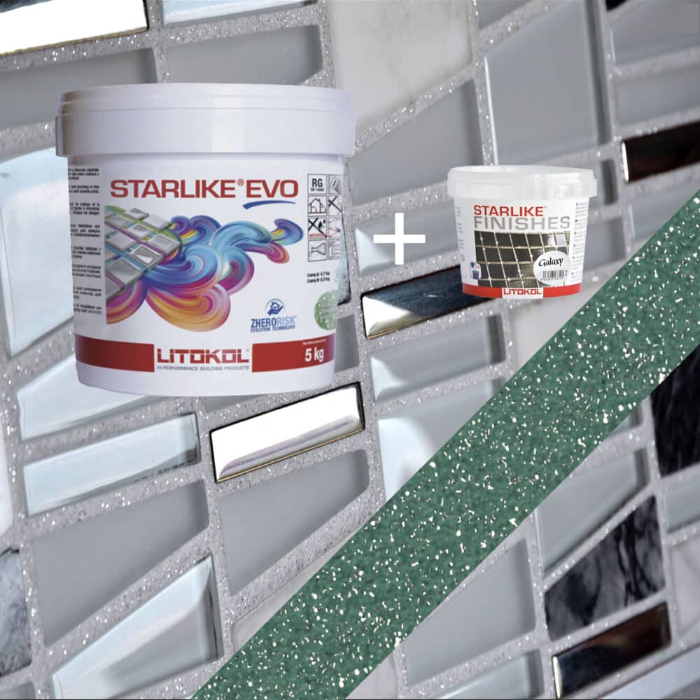 Starlike EVO Epoxy Grout 430 Verde Pino Galaxy - 5kg Variation Image