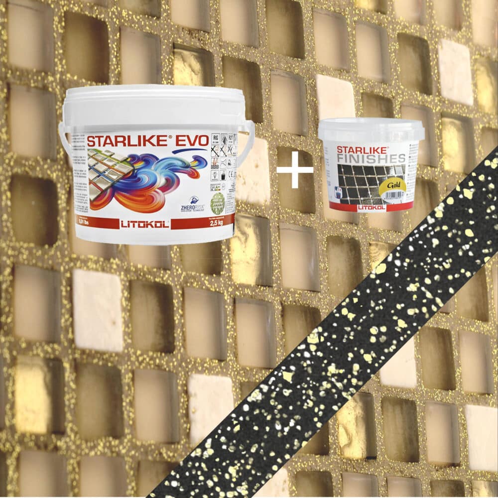 Starlike EVO Epoxy Grout 145 Nero Carbonio Gold - 2.5kg Variation Image