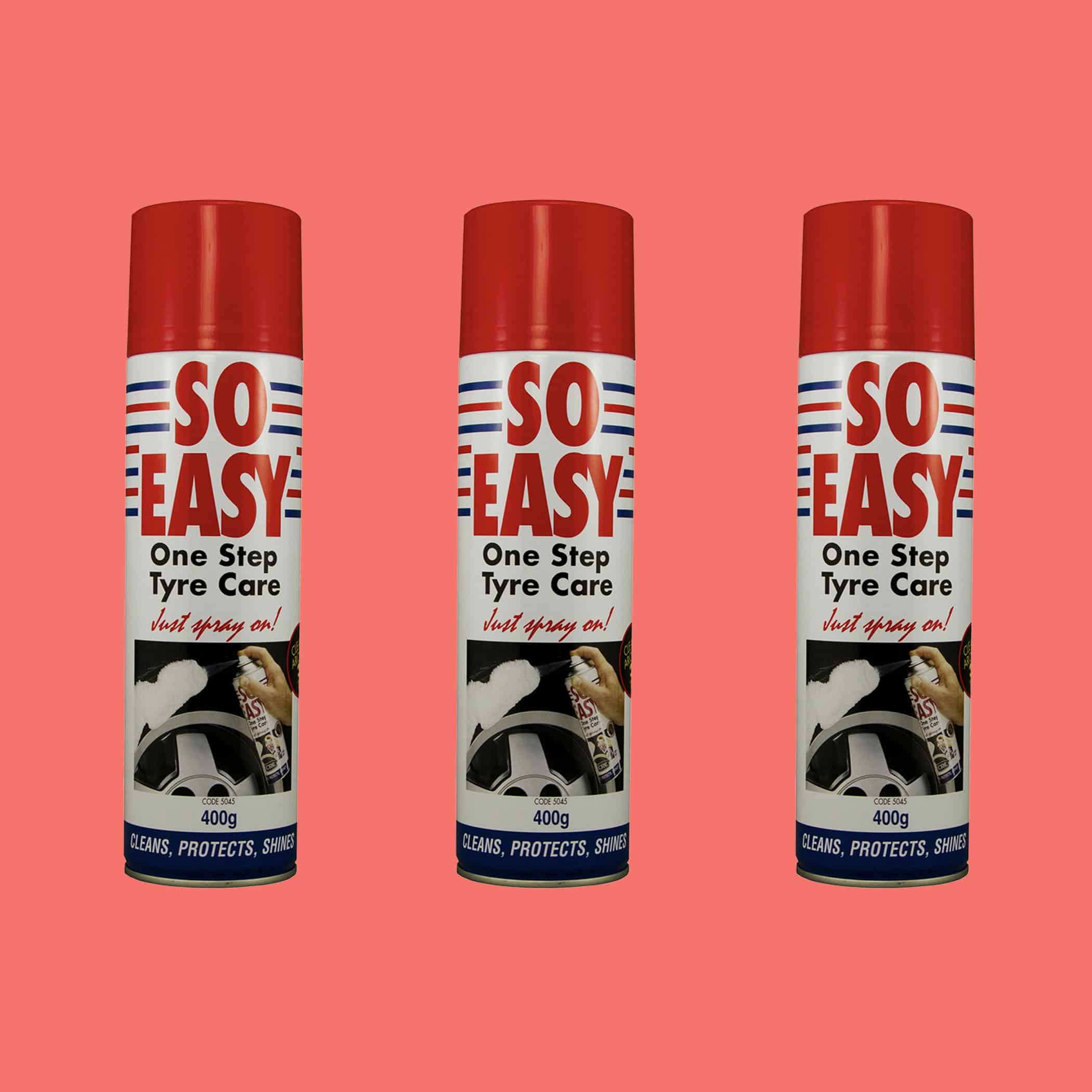 So Easy One Step Tyre Care Aerosol - 400g x 3 Variation Image