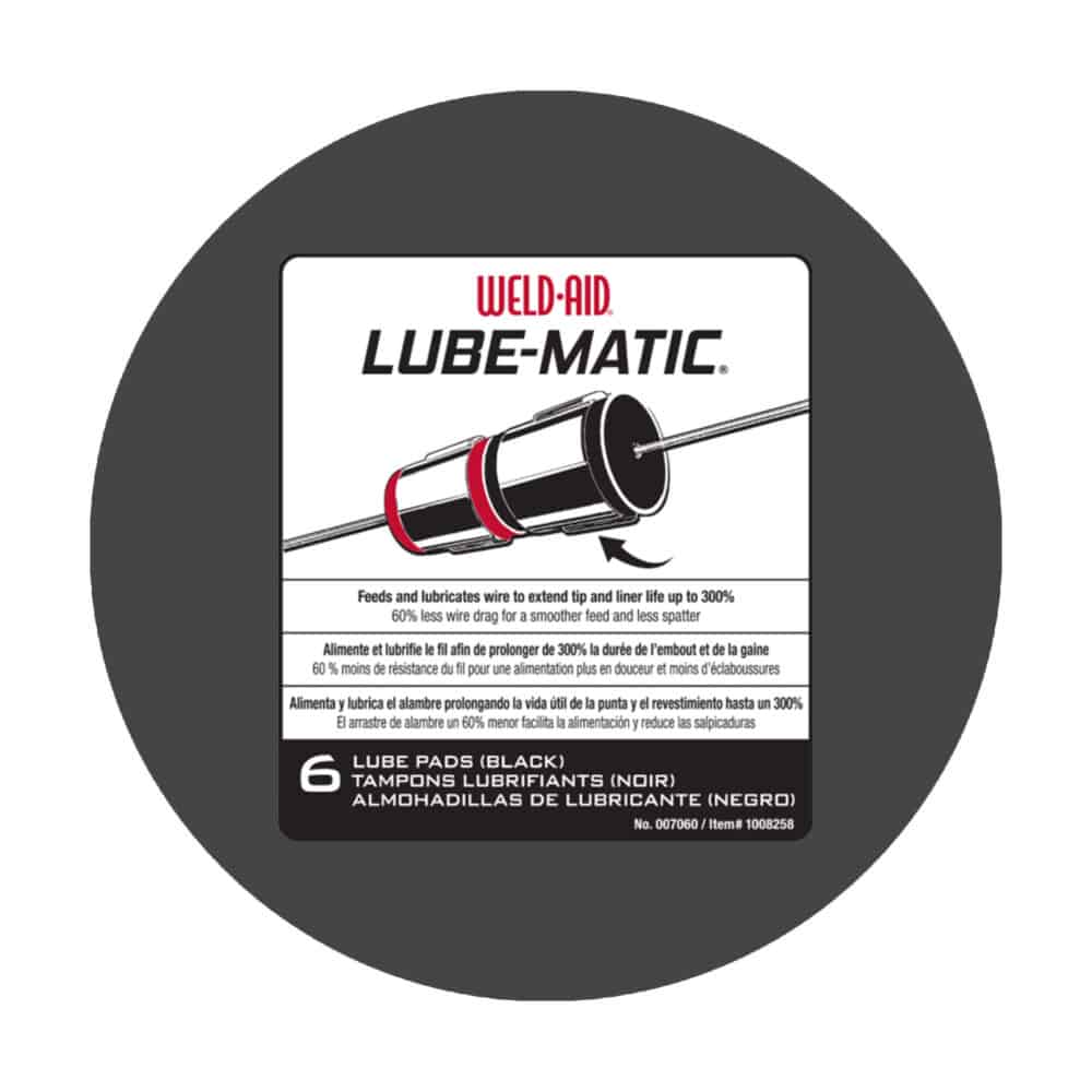 Weld-Aid Lube-Matic Black Pre-Treated Lube Pads - Google Ads Image