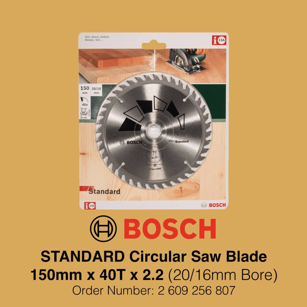 Bosch Standard Saw Blade 150mm 40T - Gallery Image 2