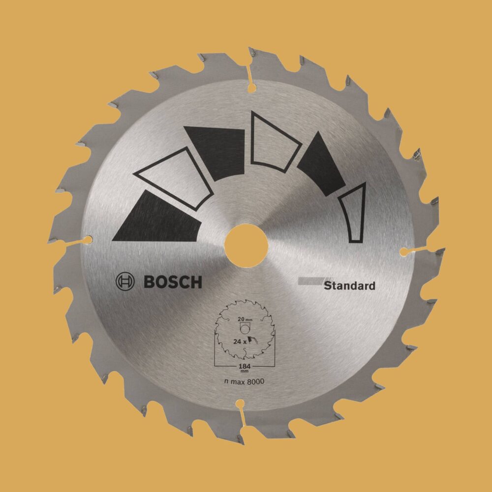 Bosch Standard Saw Blade 184mm 24T - Product Image