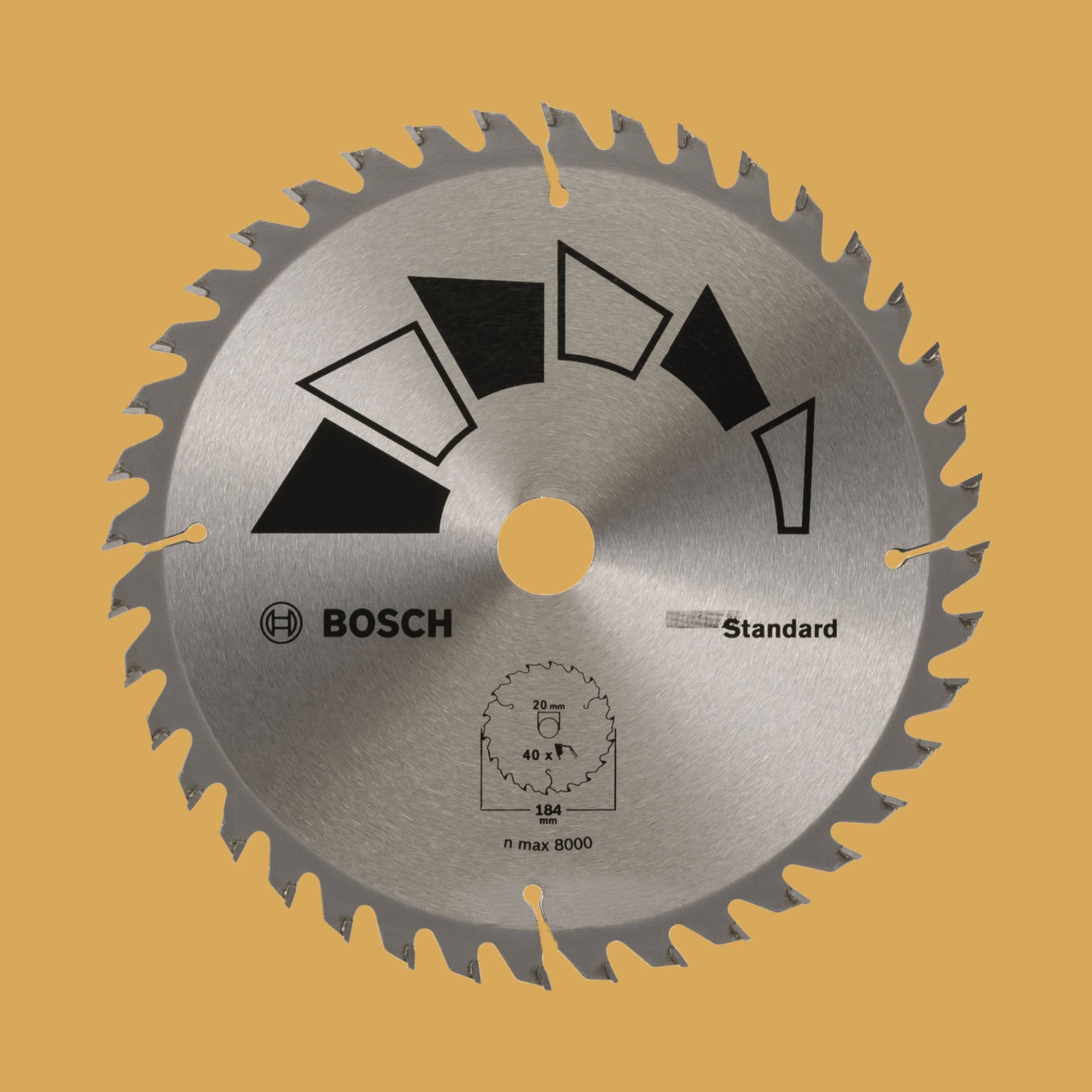 Bosch Standard Saw Blade 184mm 40T - Product Image
