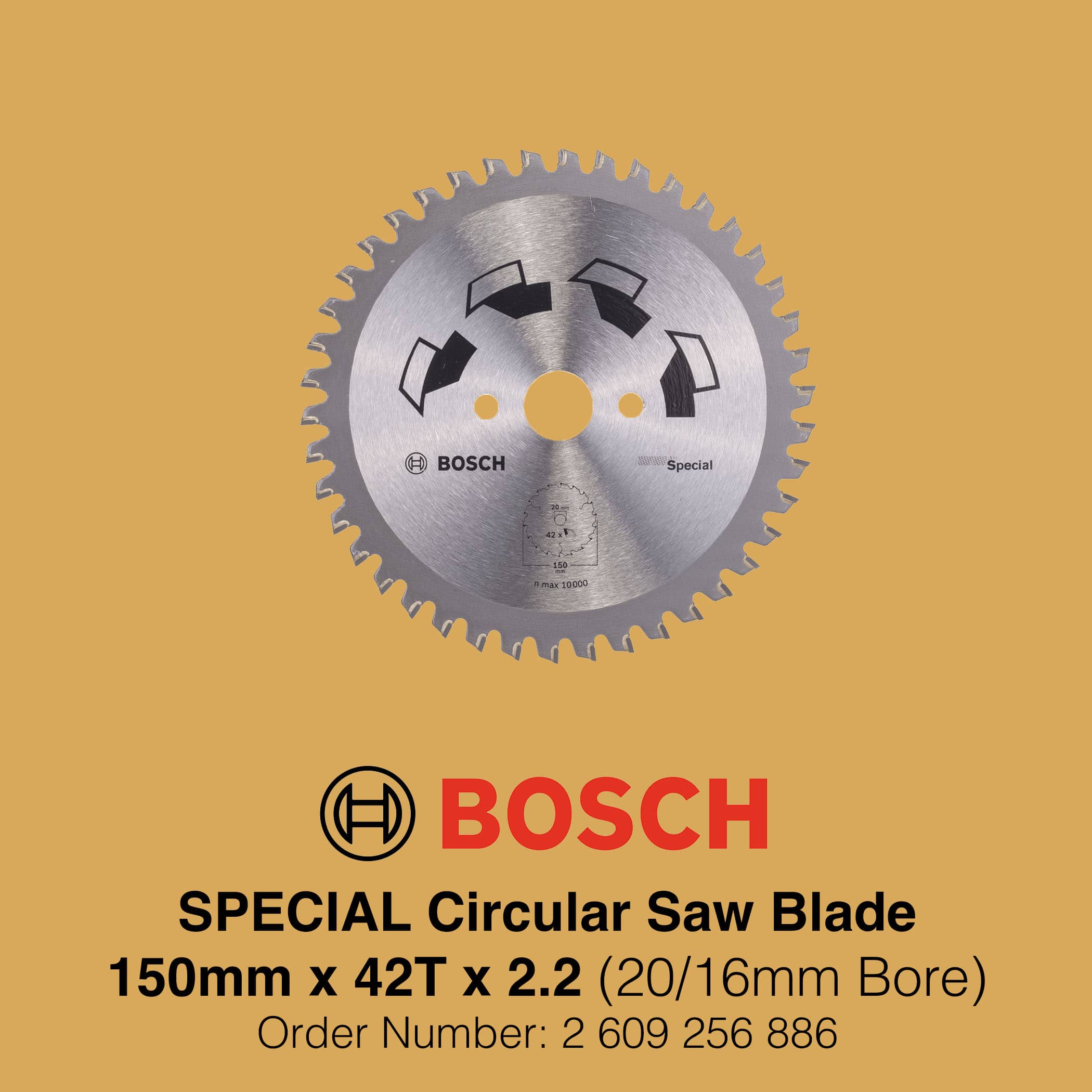 Bosch Special Saw Blade 150mm 42T - Gallery Image 1