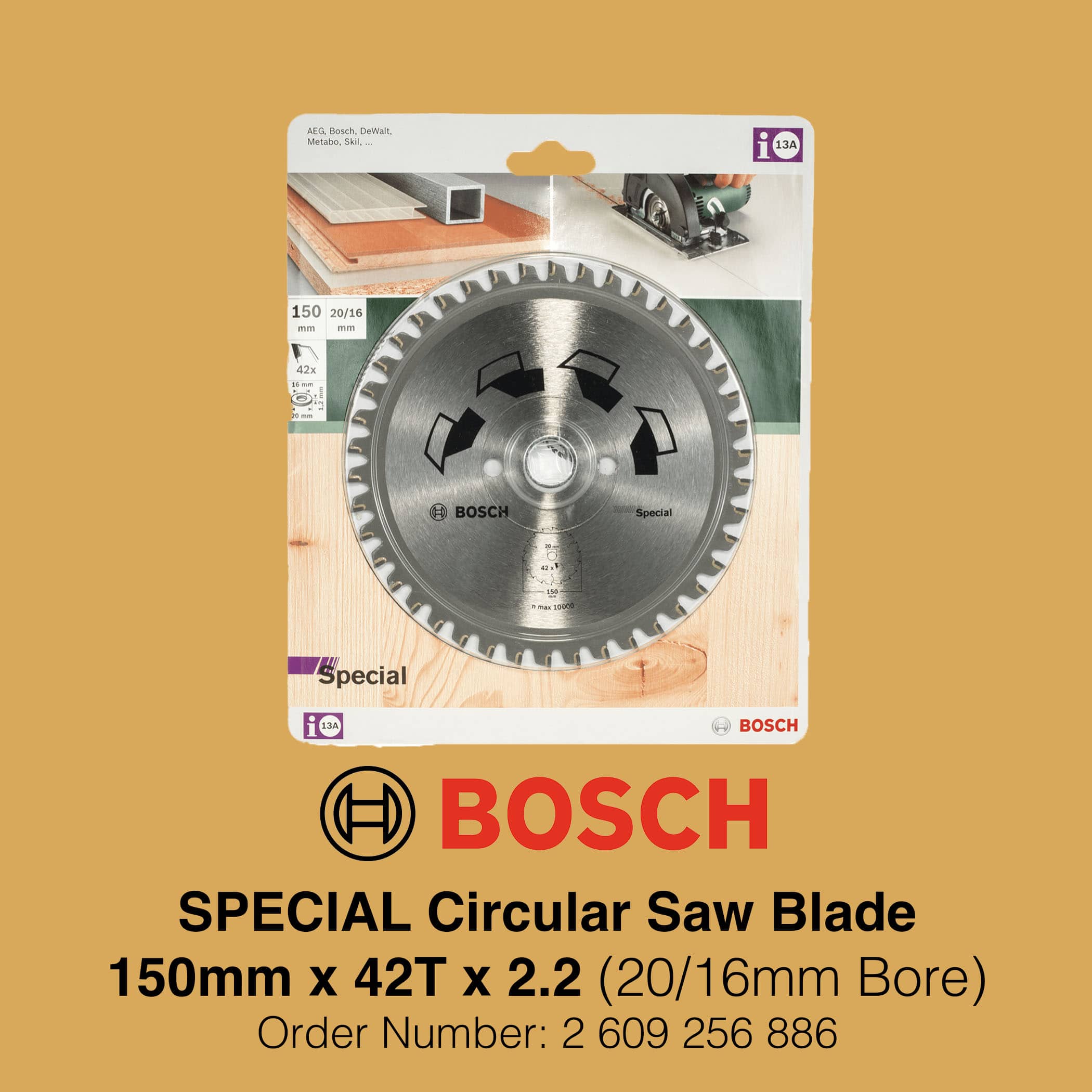 Bosch Special Saw Blade 150mm 42T - Gallery Image 2