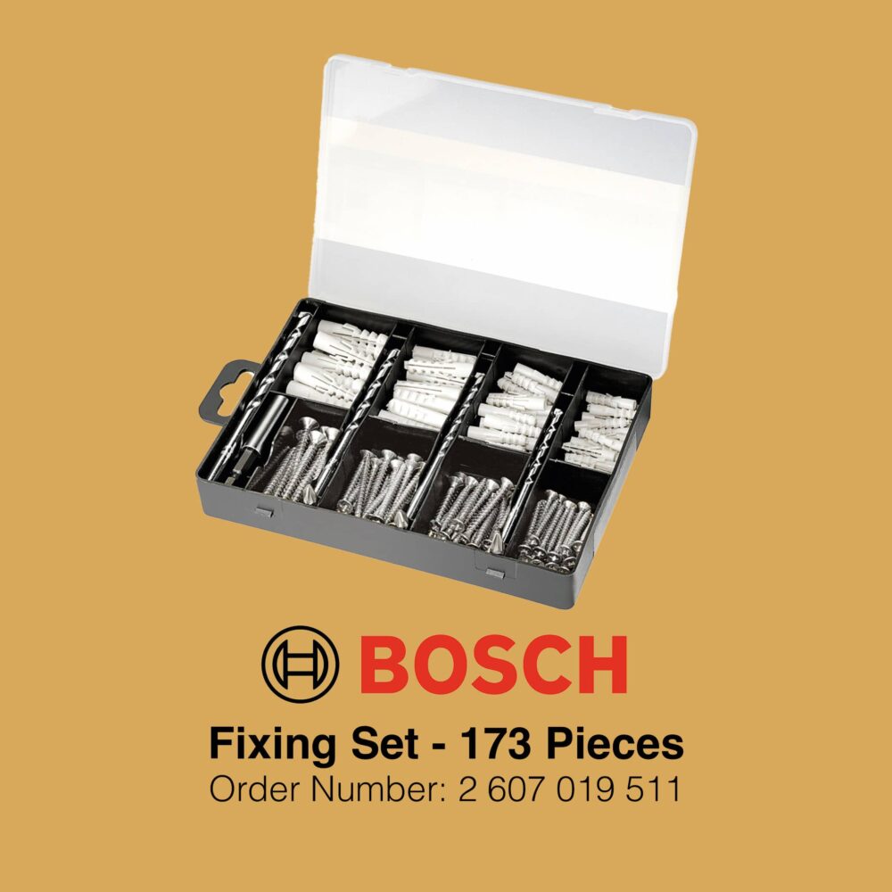 Bosch 173 Piece Fixing Set - Gallery Image 1