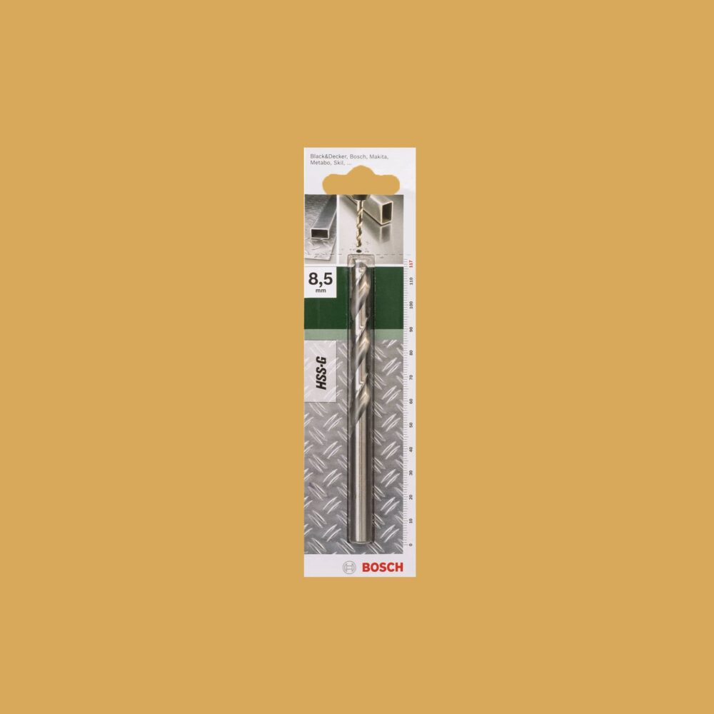 Bosch Metal Drill Bit HSS-G 8.5mm - Gallery Image 1