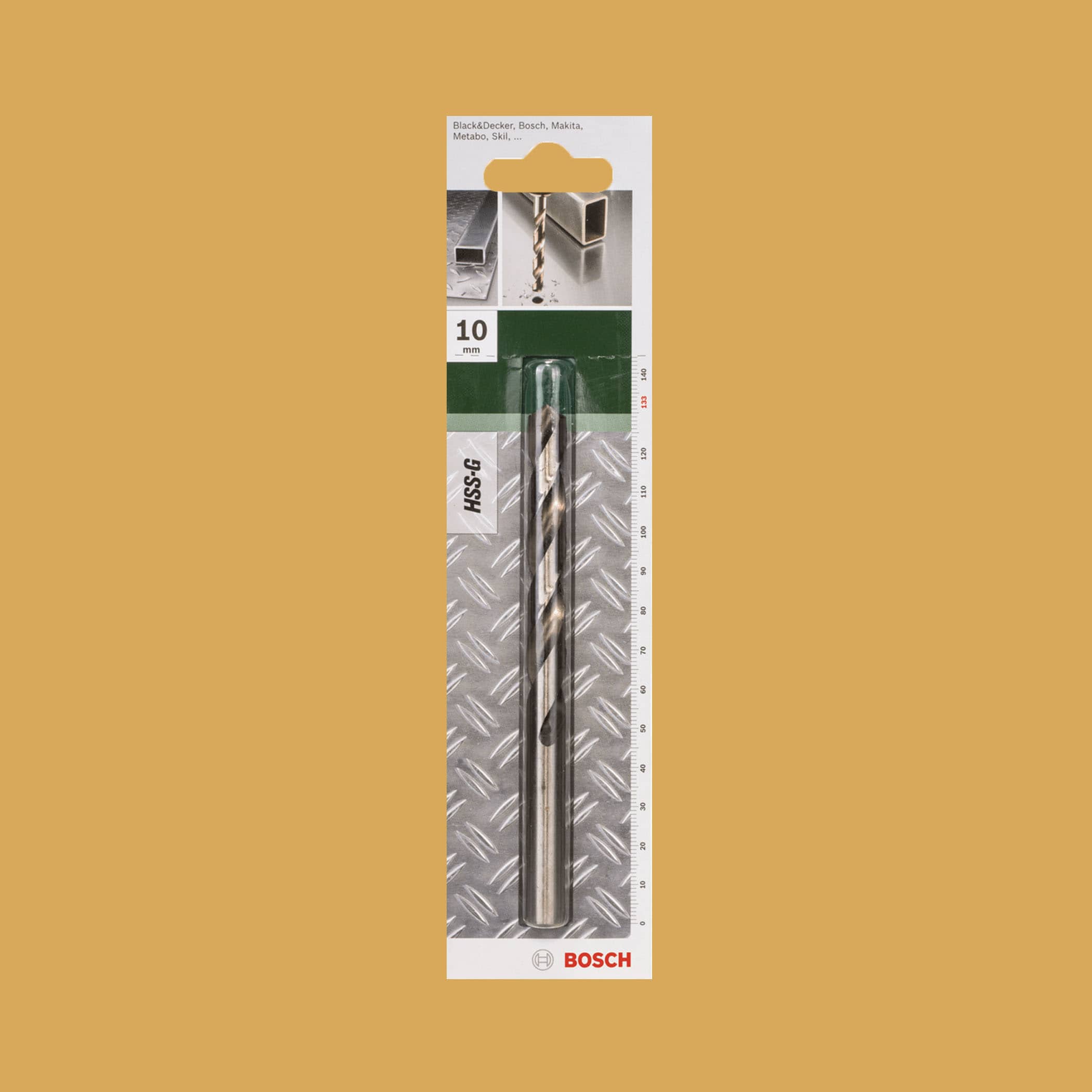 Bosch Metal Drill Bit HSS-G 10mm - Gallery Image 1