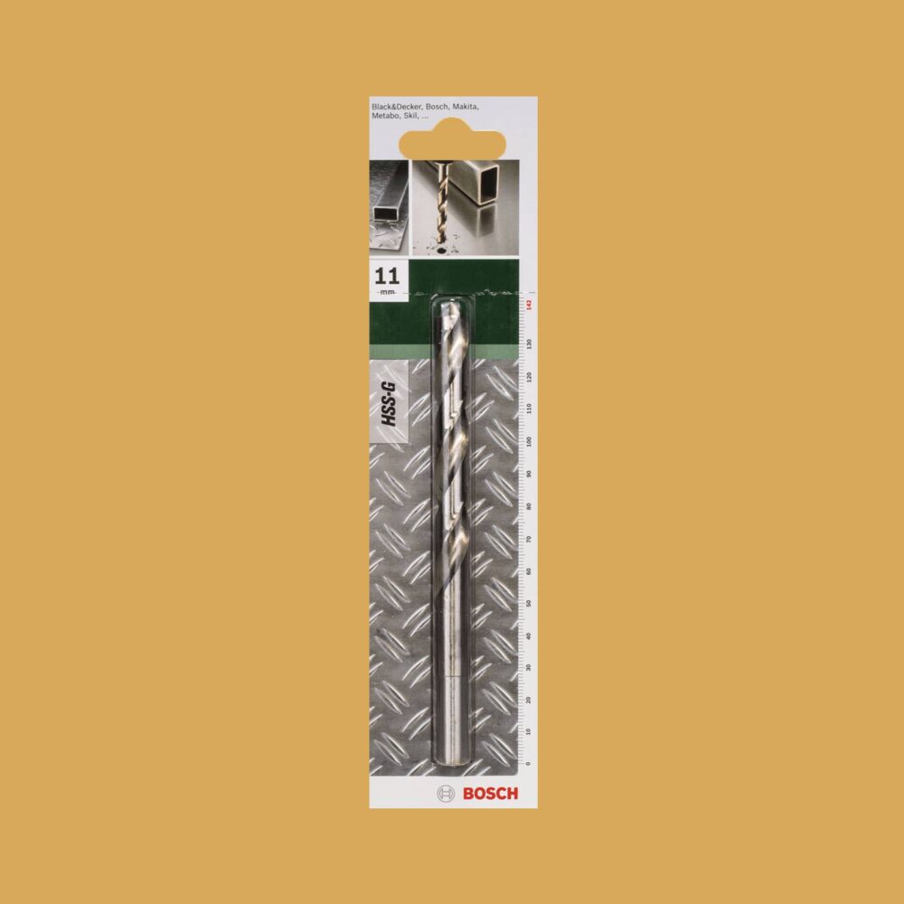 Bosch Metal Drill Bit HSS-G 11mm - Gallery Image 1