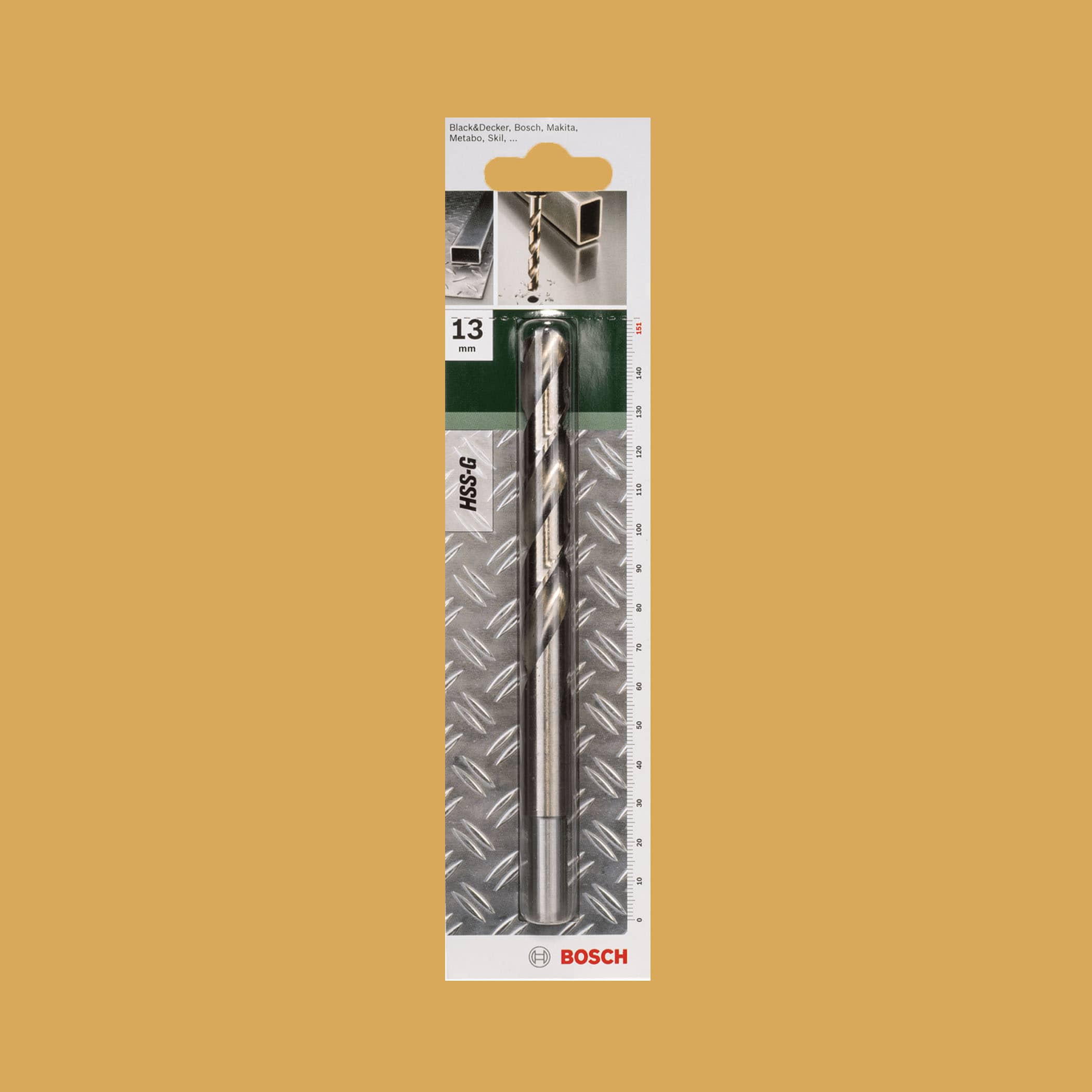Bosch Metal Drill Bit HSS-G 13mm - Gallery Image 1