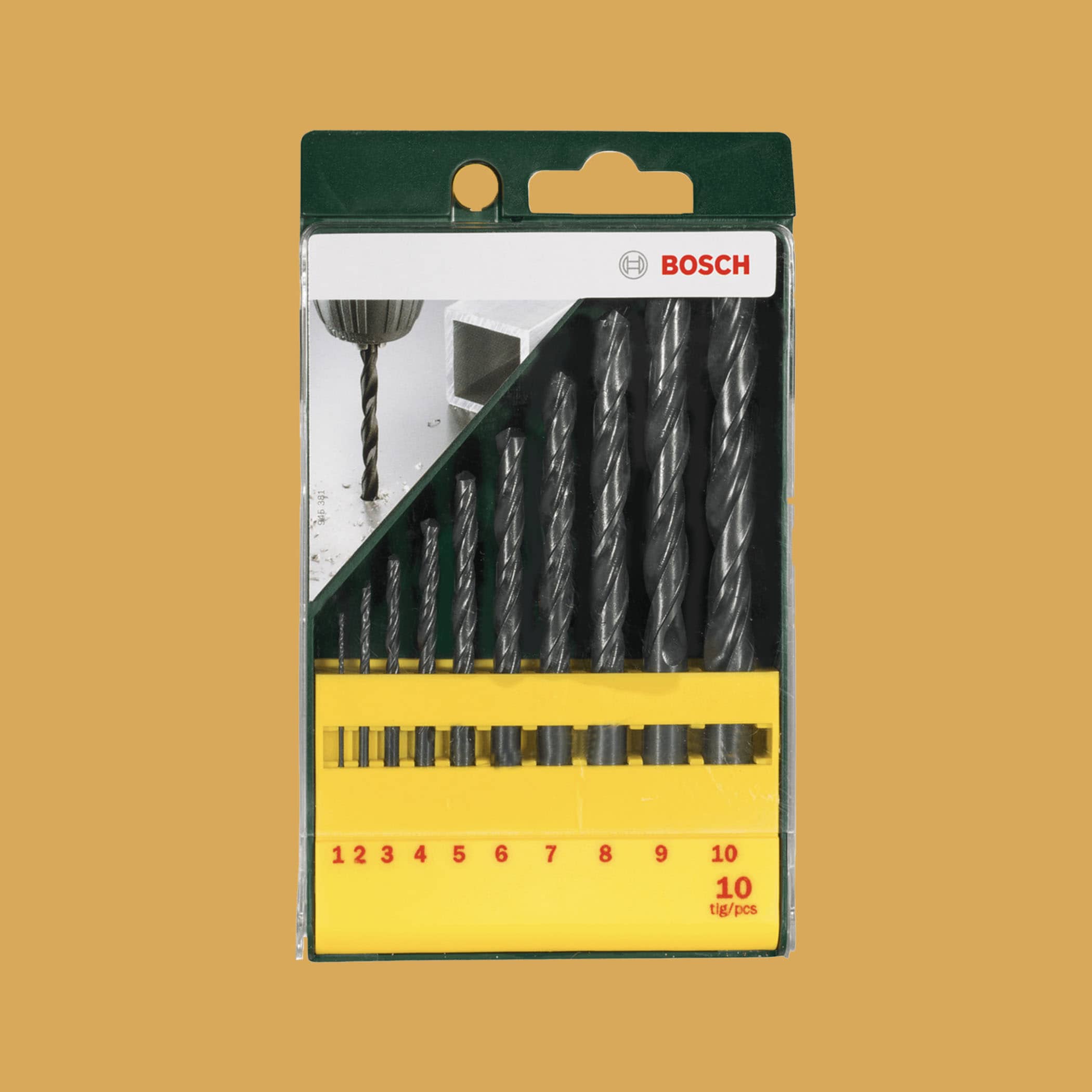 Bosch Metal Drill Bit HSS-R 10 Piece Set - Product Image