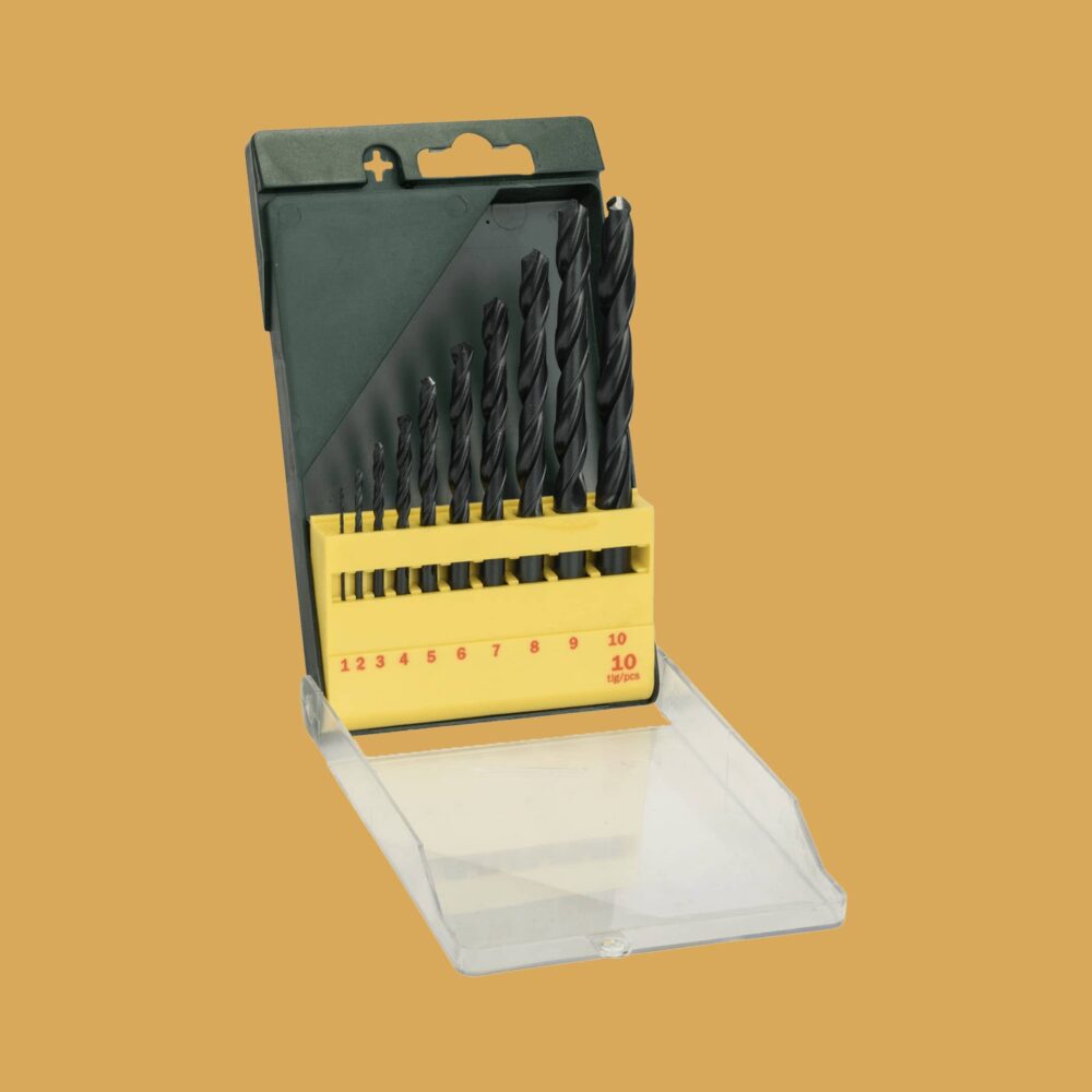 Bosch Metal Drill Bit HSS-R 10 Piece Set - Gallery Image 1
