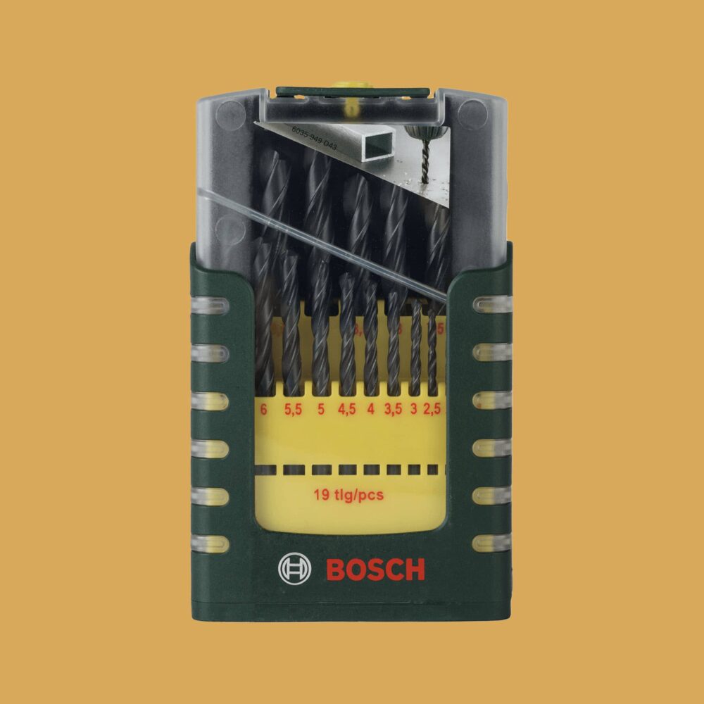 Bosch HSS-R Metal Drill Bit Set 19 Pieces - Plastic Case - Variation Image