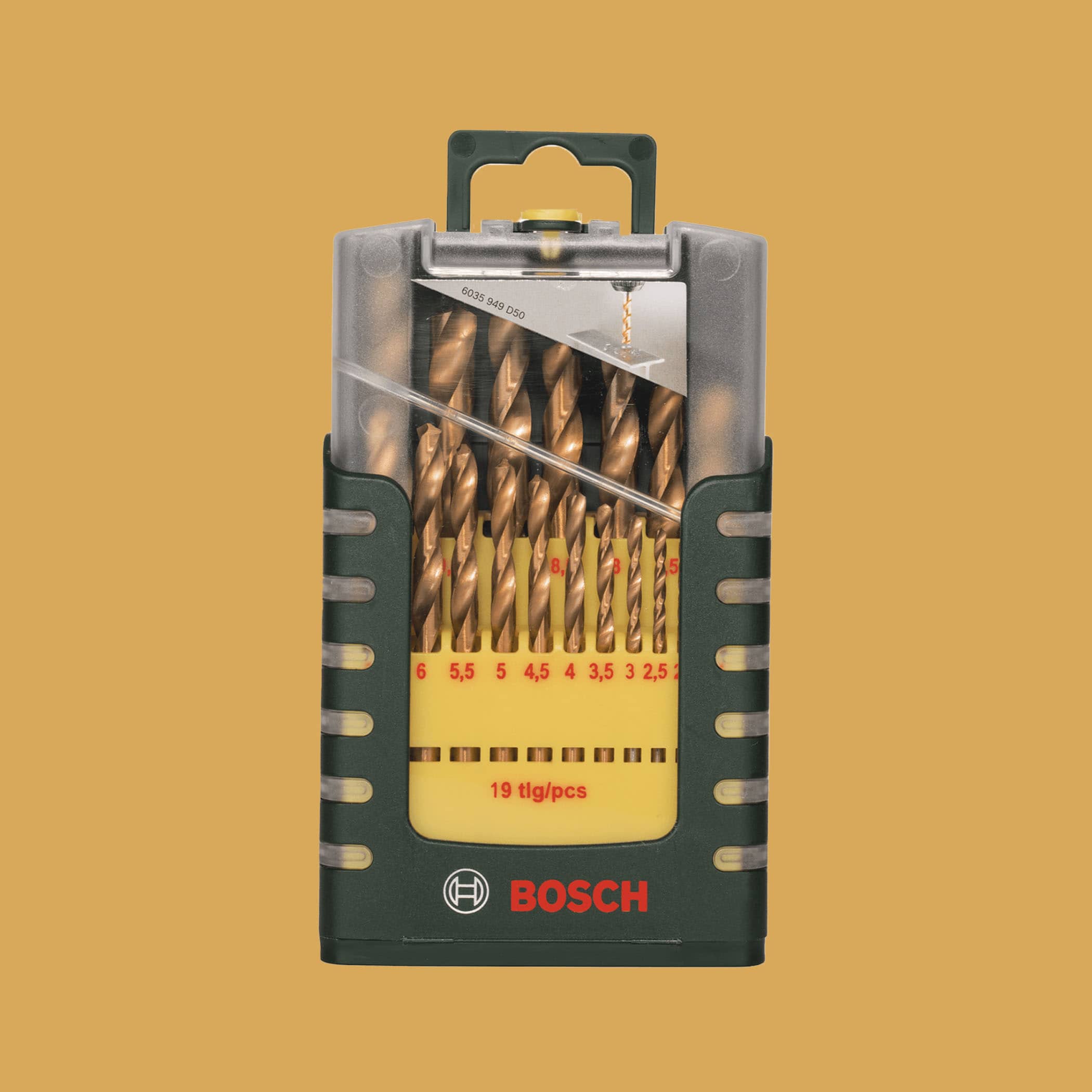 Bosch HSS-TiN Metal Drill Bit Set 19 Pieces - Image 1