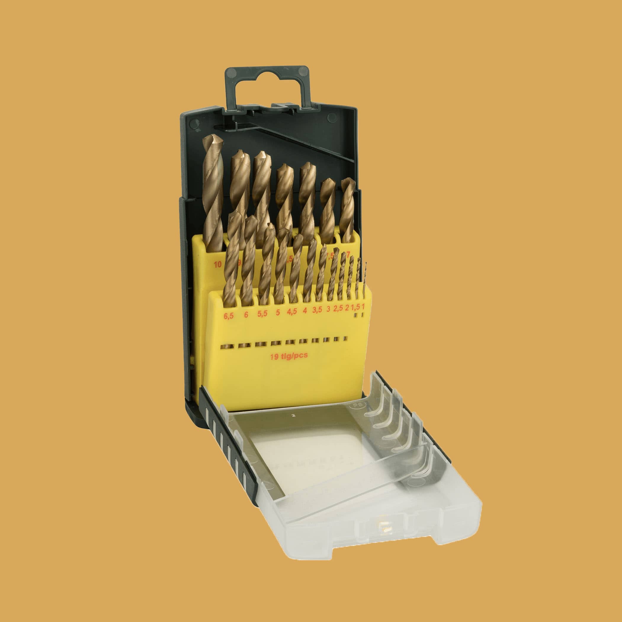 Bosch HSS-TiN Metal Drill Bit Set 19 Pieces - Gallery Image 1