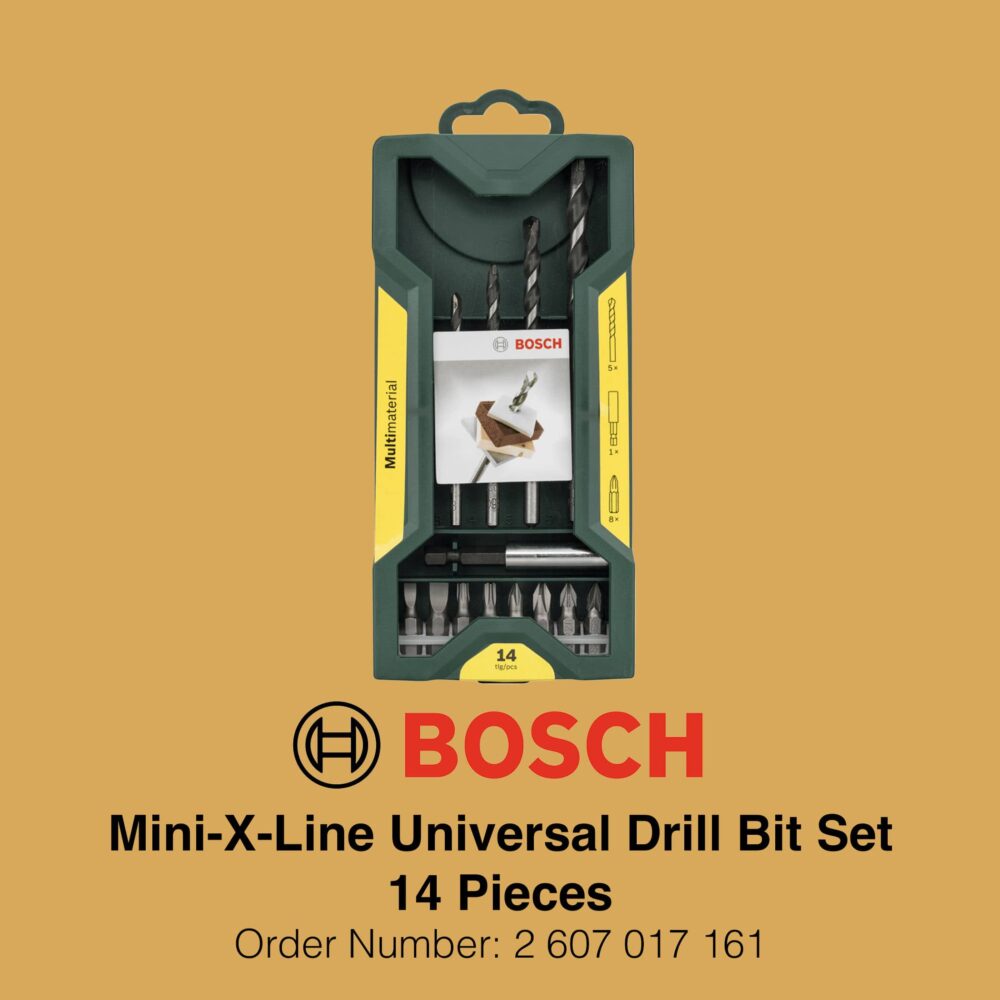 Bosch Mini X Line Universal Drill Bit Set 14 Pieces - Gallery Image 2