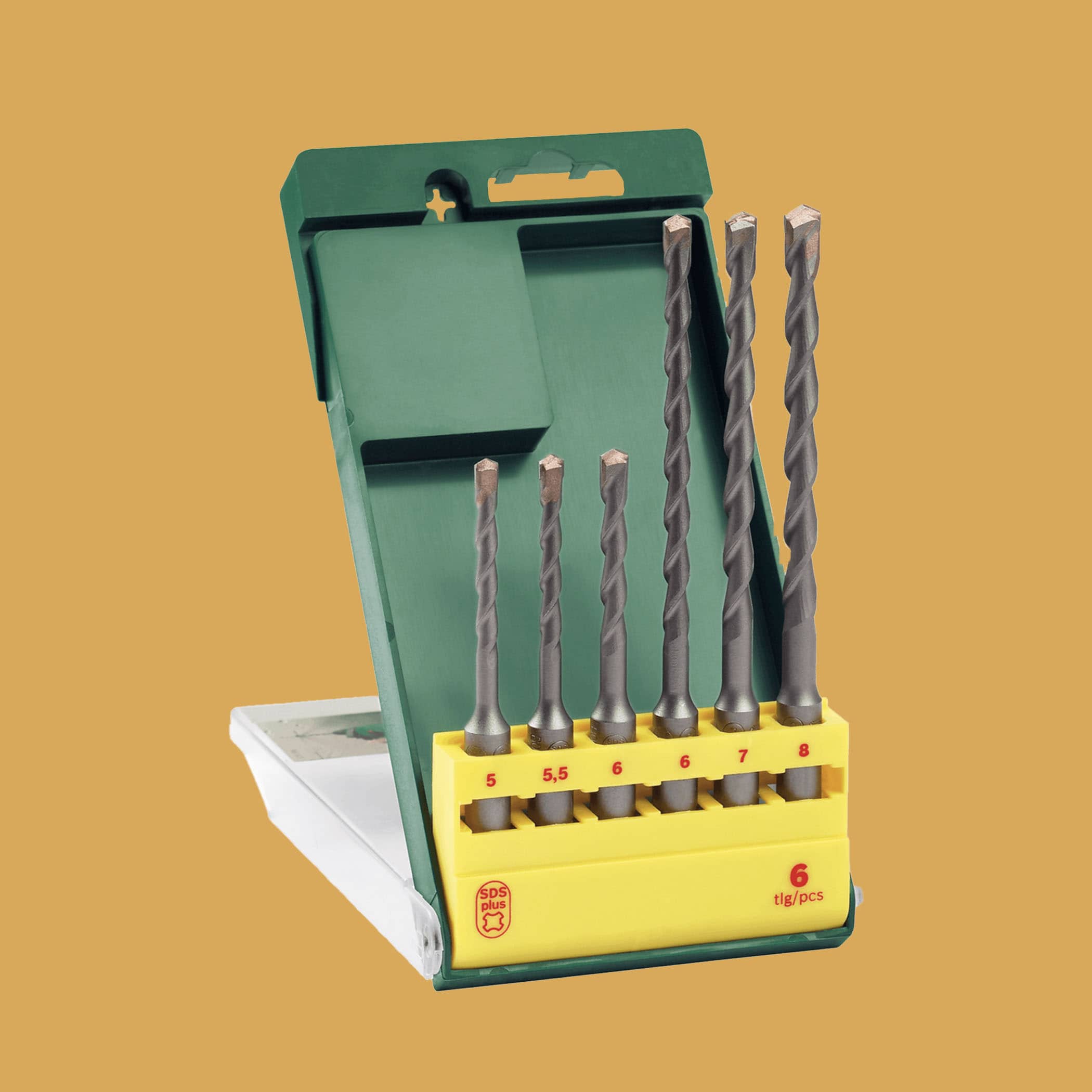 Bosch SDS Plus Hammer Drill Bit Set 1 - Gallery Image 1