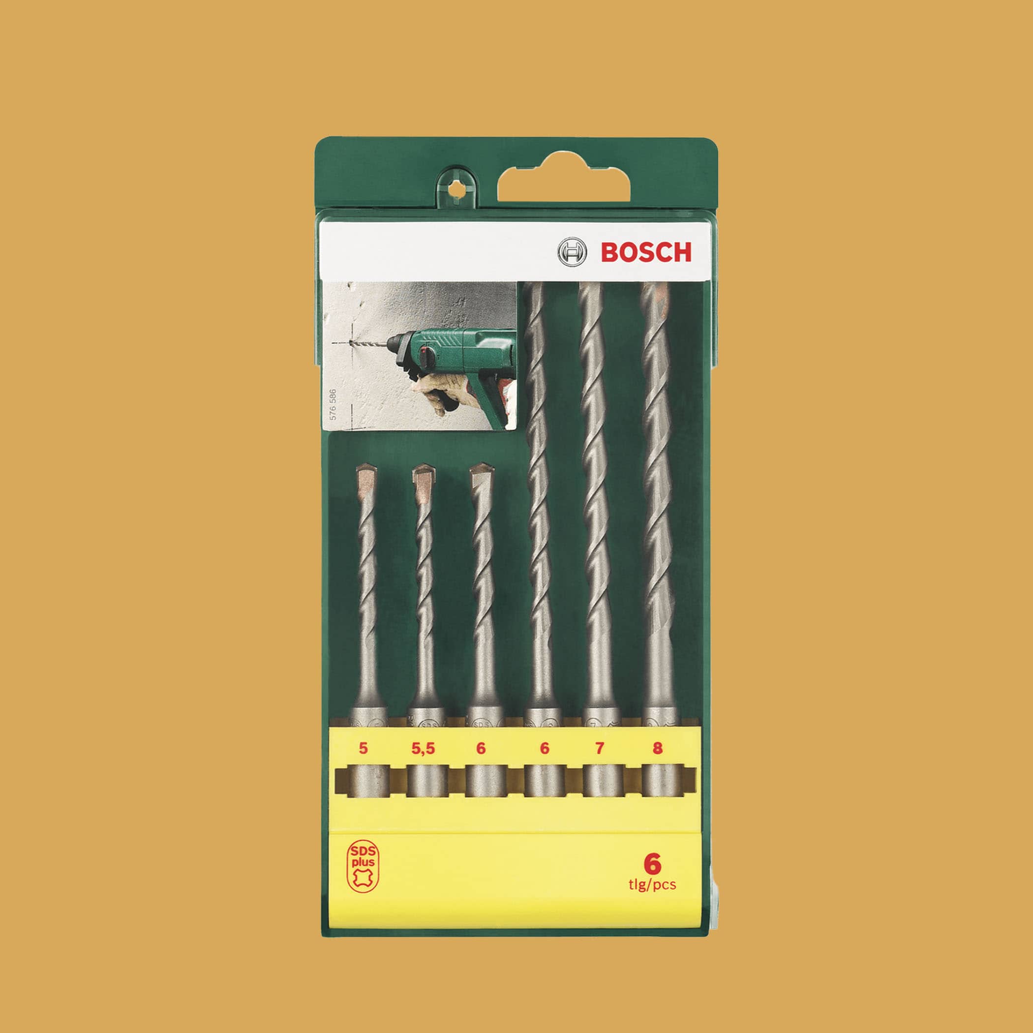 Bosch SDS Plus Hammer Drill Bit Set 1 - Product Image