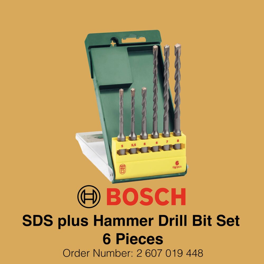 Bosch SDS Plus Hammer Drill Bit Set 1 - Gallery Image 2