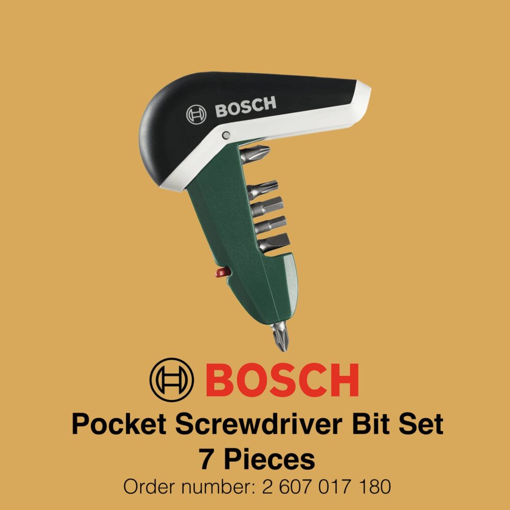 Bosch Pocket Screwdriver Bit Set - 7 Pieces - Gallery Image
