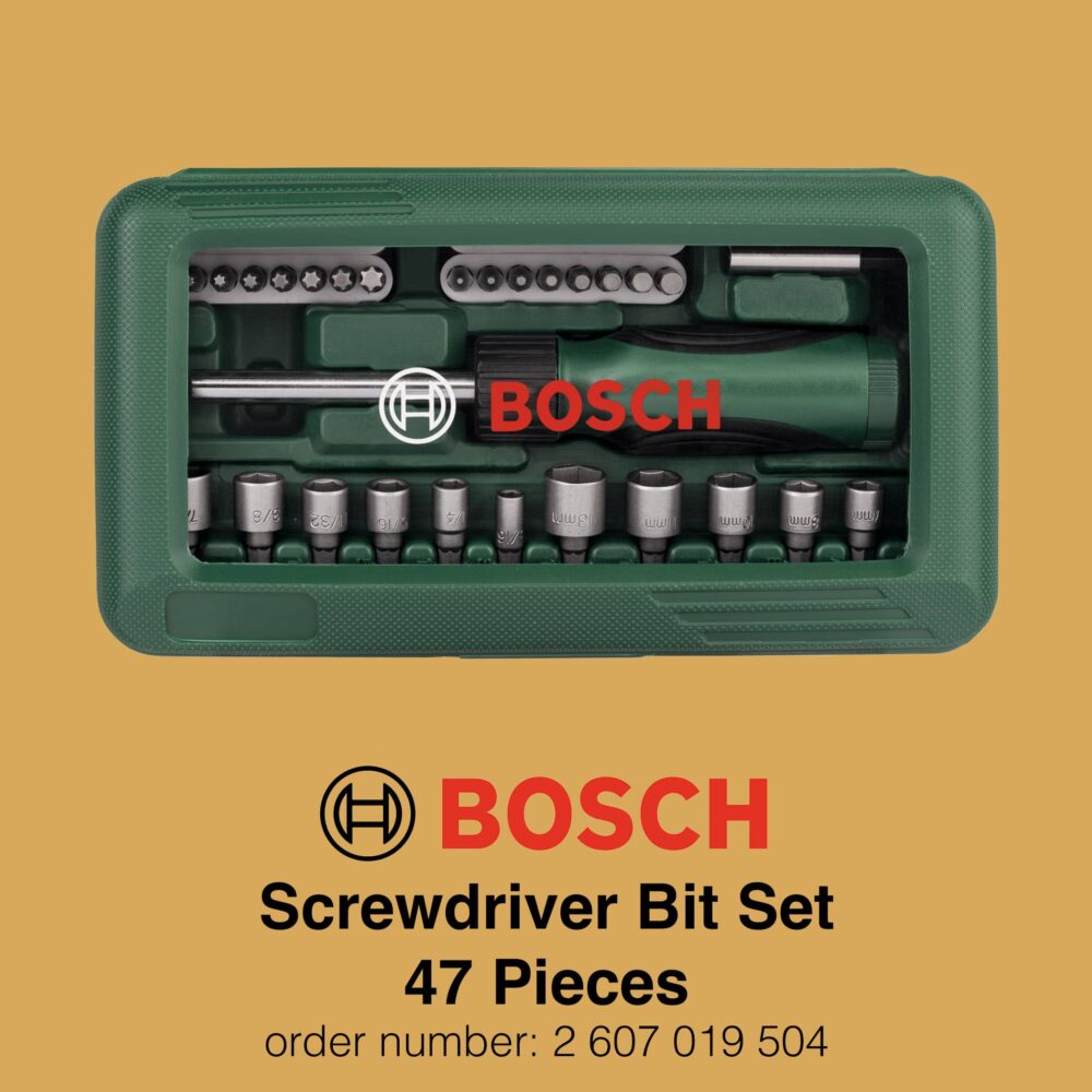 Bosch Screwdriver Bit Set 46 Pieces - Gallery Image