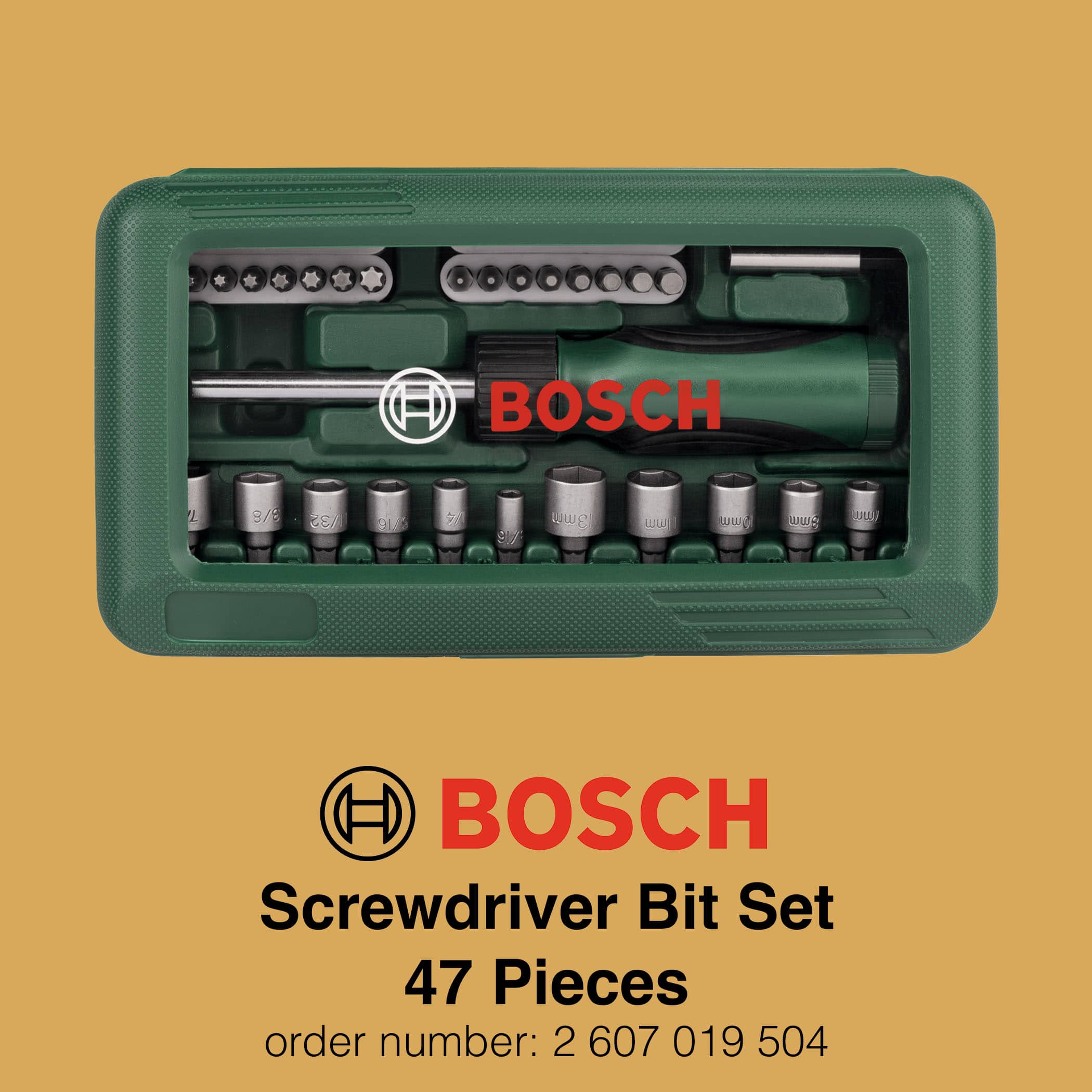 Bosch Screwdriver Bit Set 46 Pieces - Gallery Image