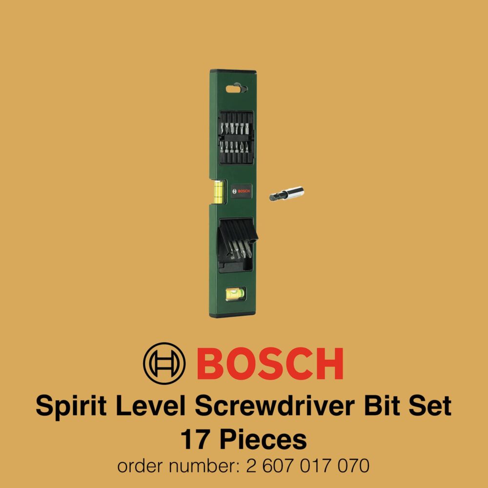 Bosch Spirit Level Bit Set 17 Pieces - Gallery Image 2