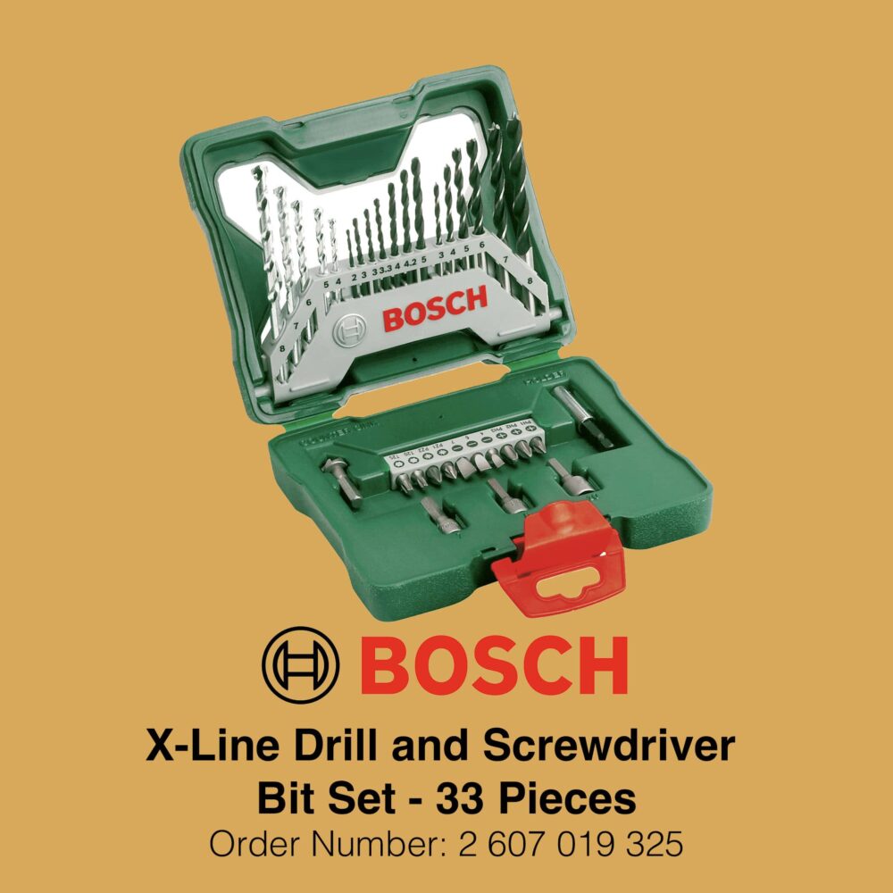 Bosch X Line Classic Drill and Screwdriver Bit Set 33 Pieces - Gallery Image 2