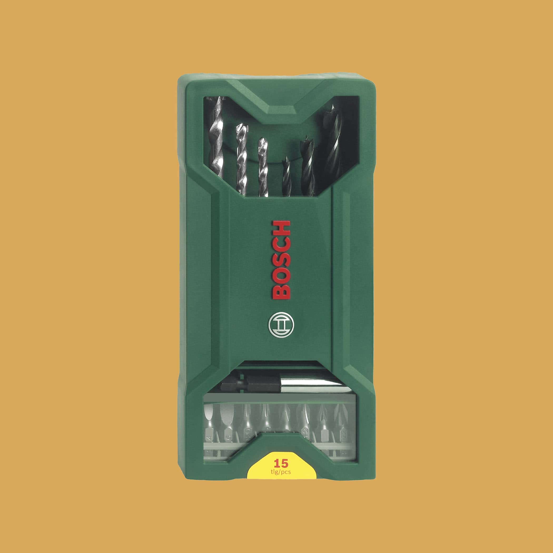 Bosch Mini X Line Drill and Screwdriver Bit Set 15 Pieces - Gallery Image 1