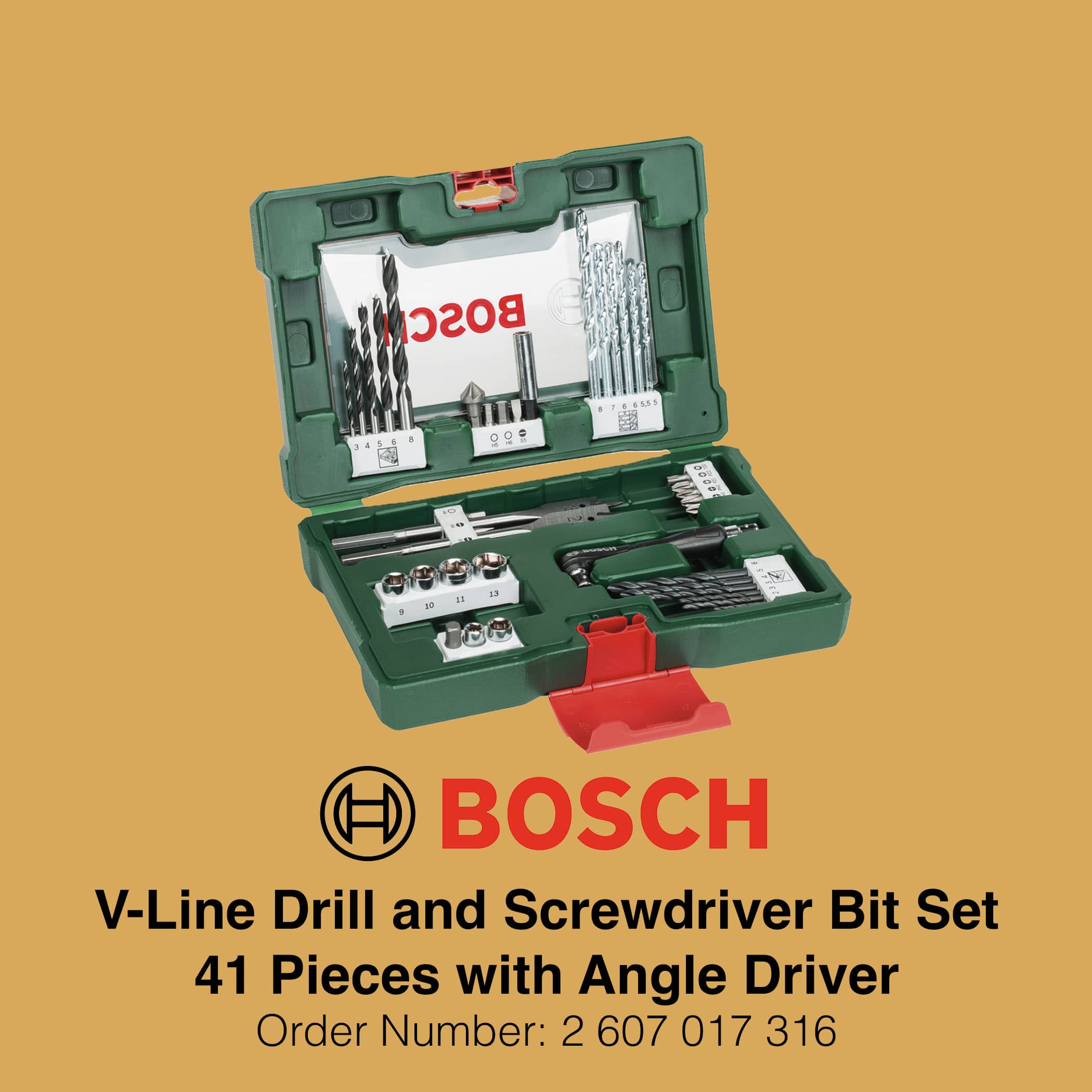 Bosch V Line Drill and Screwdriver Bit Set 41 Pieces - Gallery Image 2