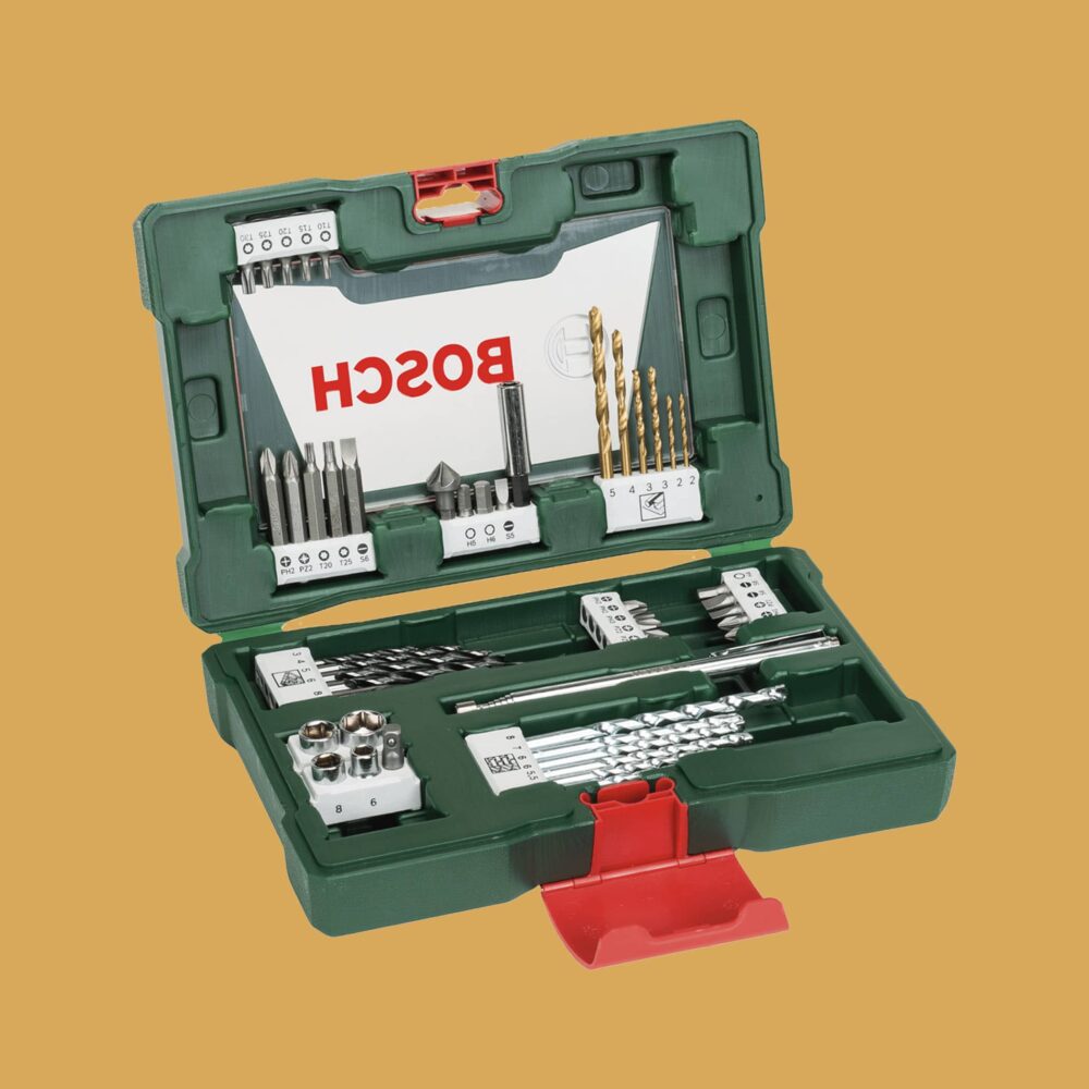 Bosch V Line Drill and Screwdriver Bit Set TiN Coated 48 Pieces - Product Image