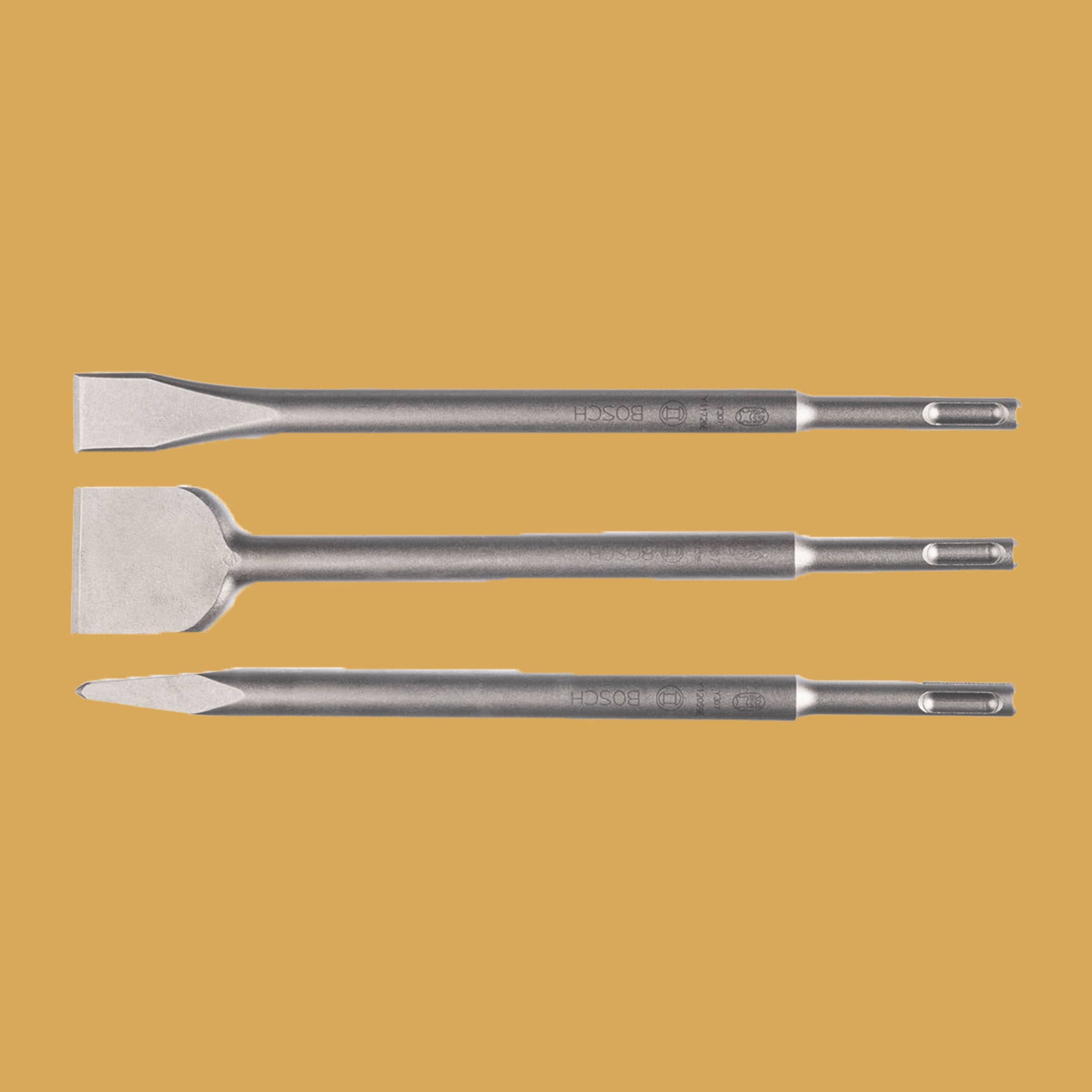 Bosch SDS Plus Chisel Set 3 Pieces - Product Image