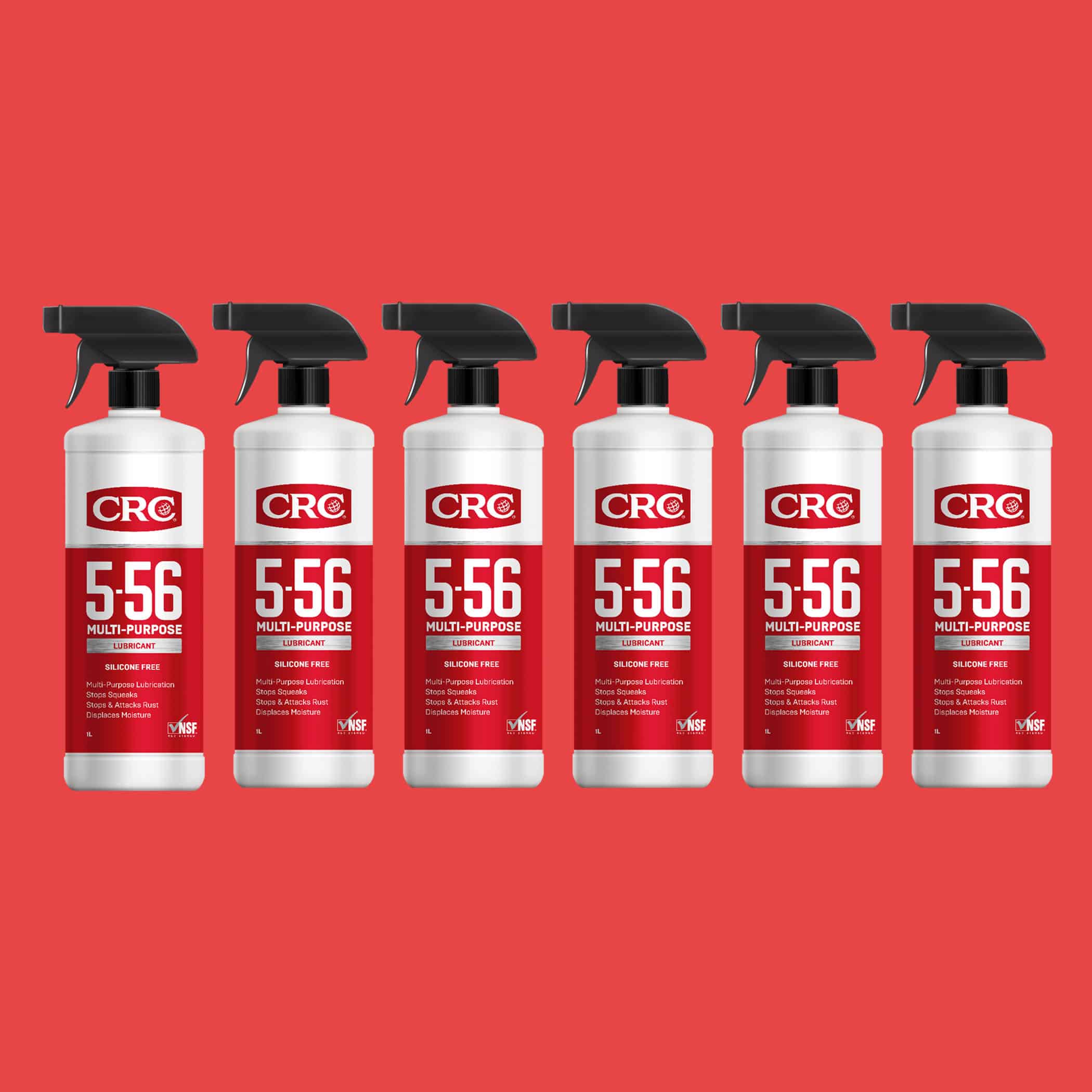 CRC 5-56 Multi-Purpose Lubricant Trigger - 1 Litre Spray x 6 Variation Image