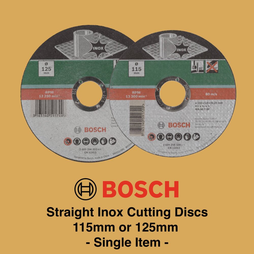 Bosch Bonded Cutting Discs Inox Straight - Gallery Image