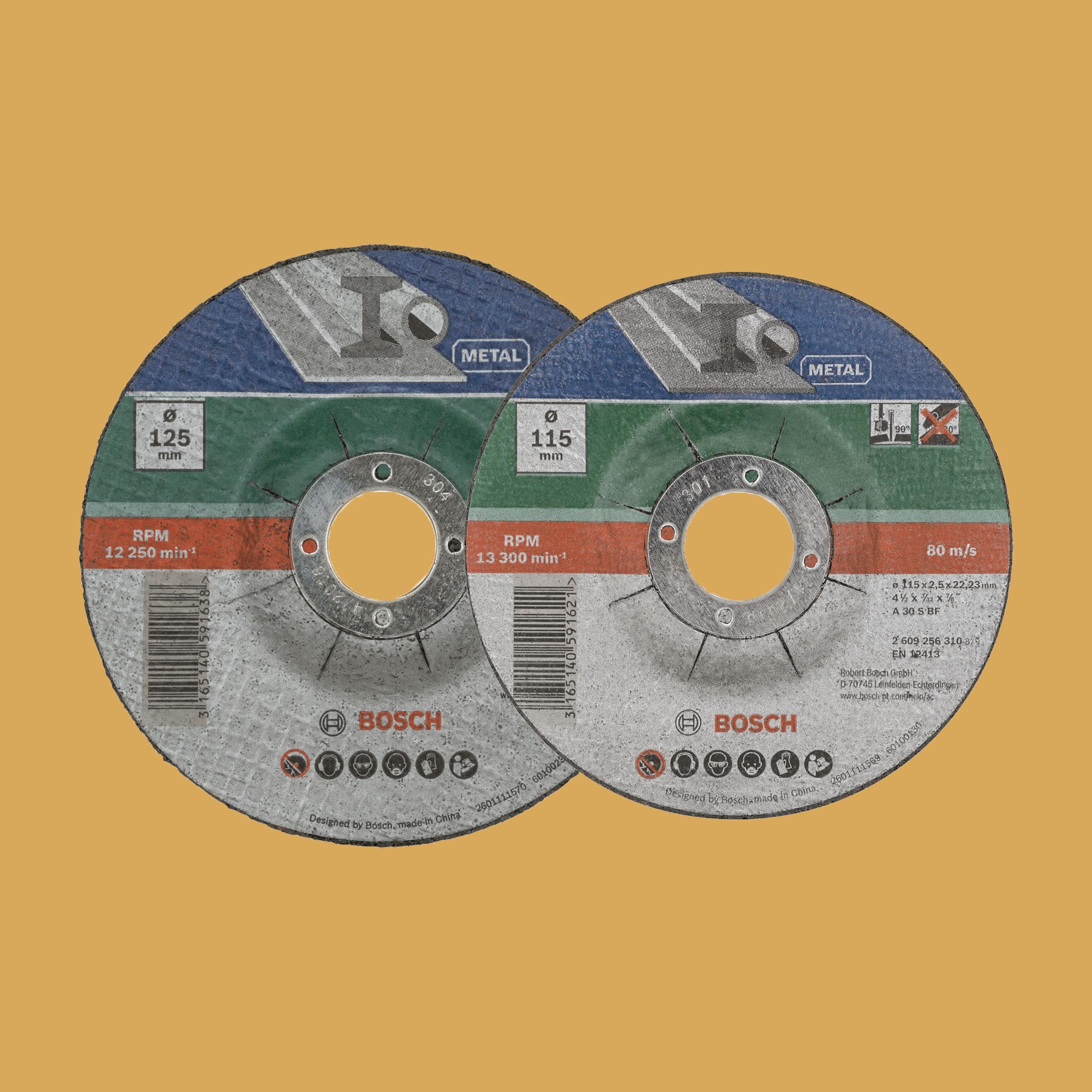 Bosch Bonded Cutting Discs Depressed Centre - Product Image
