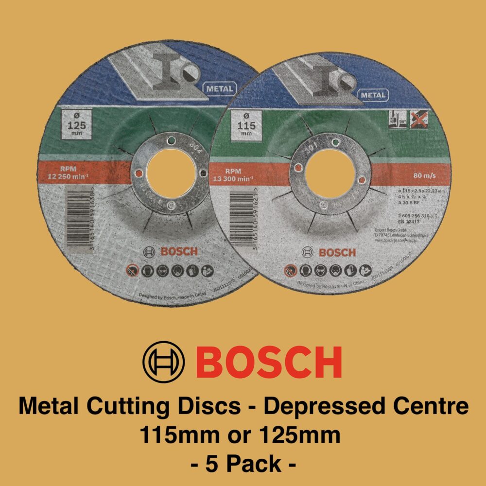 Bosch Bonded Cutting Discs Depressed Centre - Gallery Image