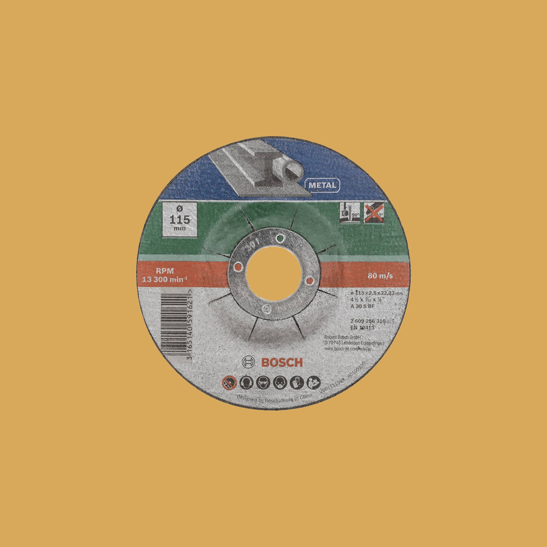 Bosch Bonded Cutting Discs Depressed Centre - 115mm Variation Image