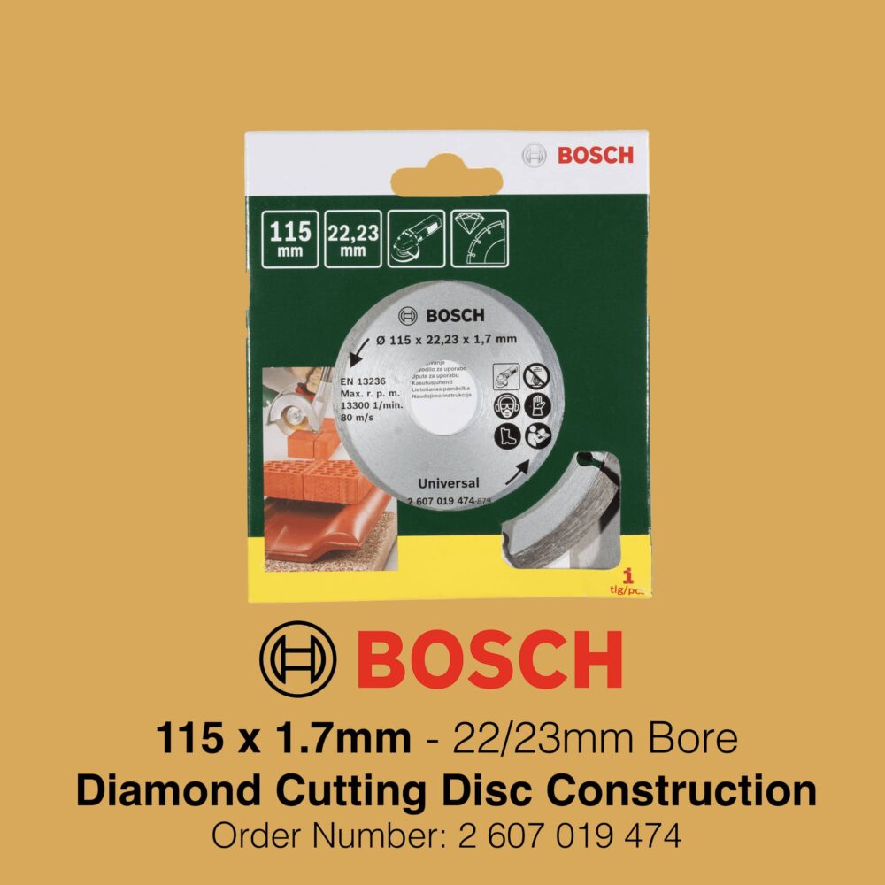 Bosch Diamond Cutting Disc Construction - 115mm Delivery Image