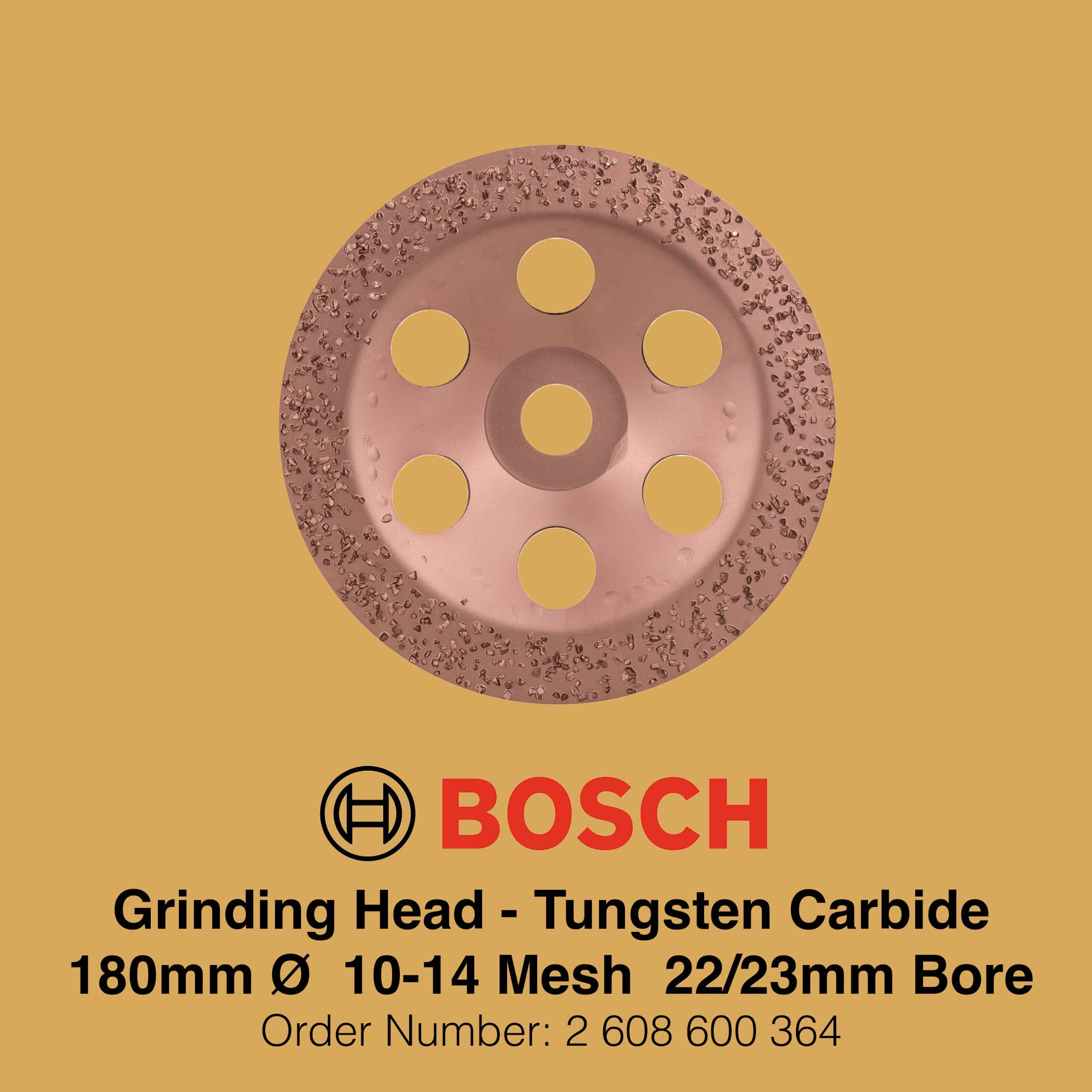Bosch Grinding Heads Tungsten Carbide - 10-14 Mesh Gallery Image