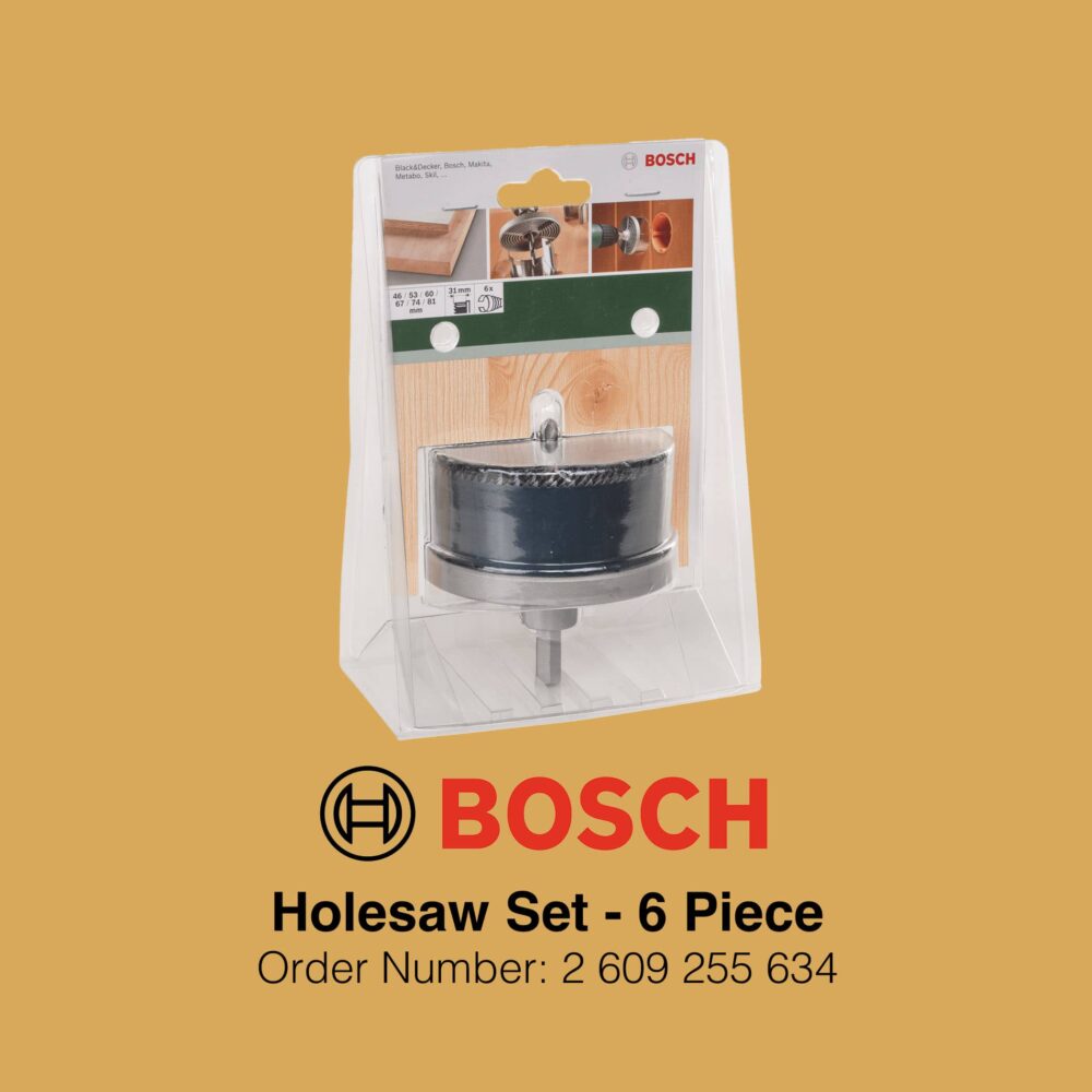 Bosch Holesaw Set 6 Piece - Packaging Image